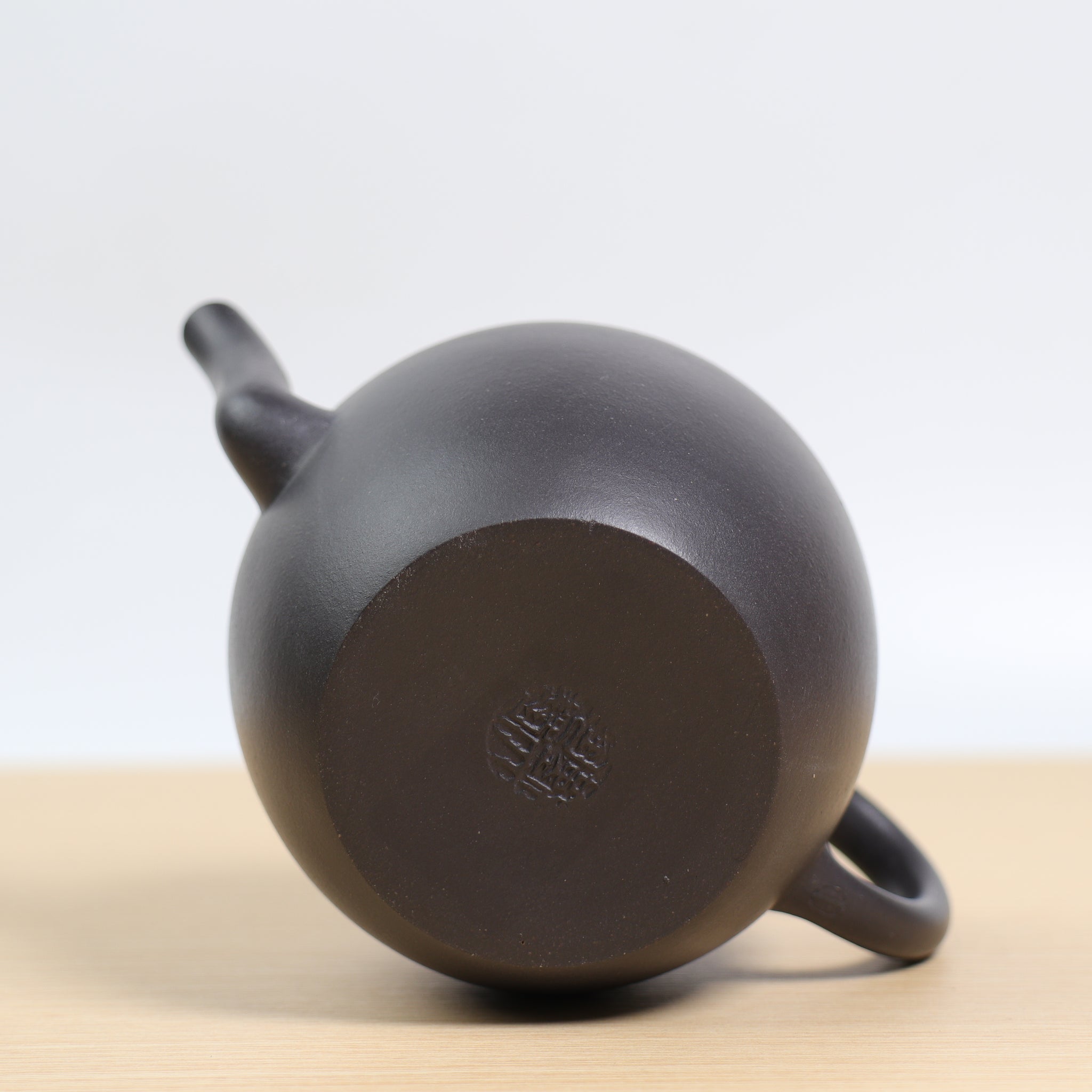 [Laughing Sakura] Original black gold sand and elegant purple sand teapot