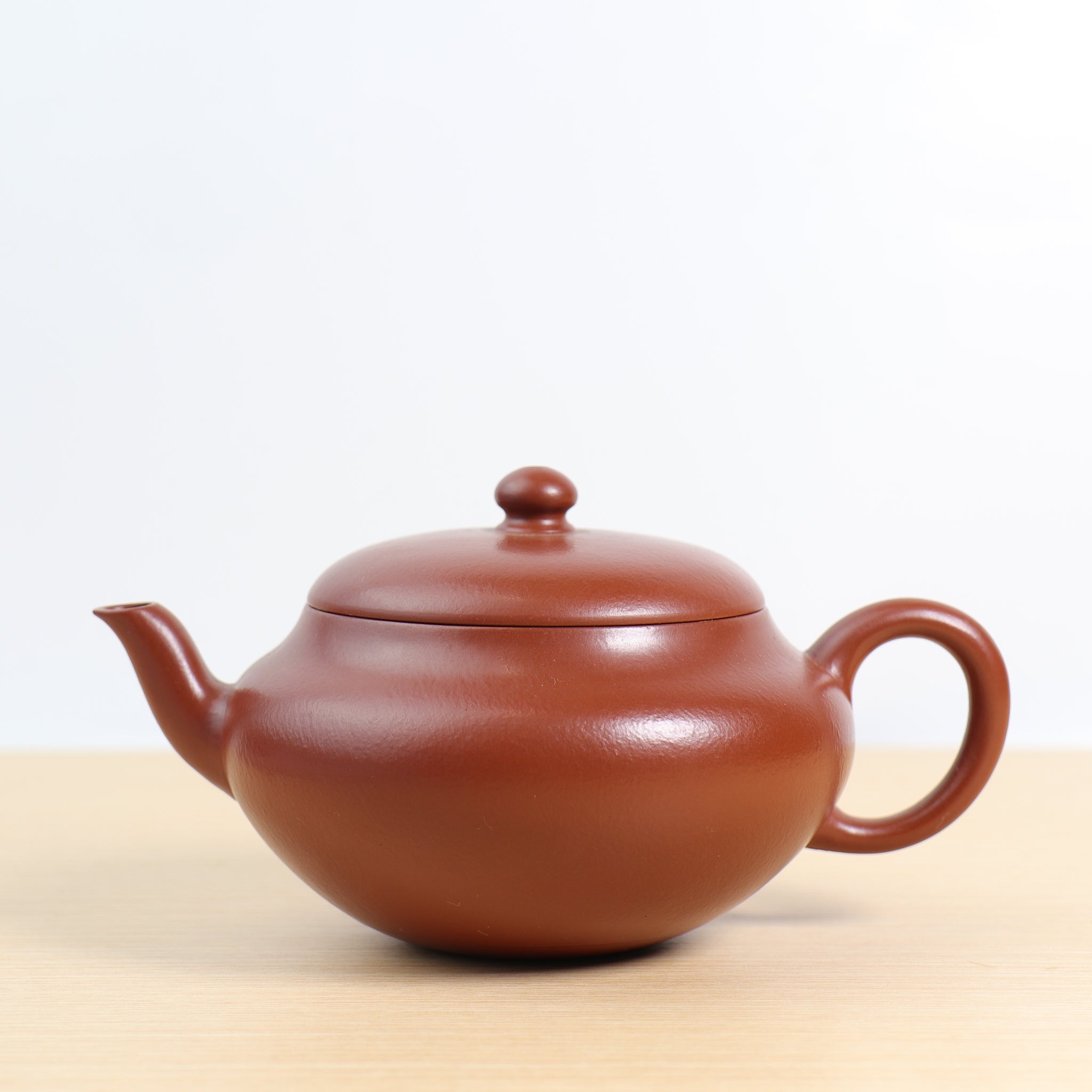 [Kakiyuan] Fully handmade raw mineral red clay classic purple sand teapot