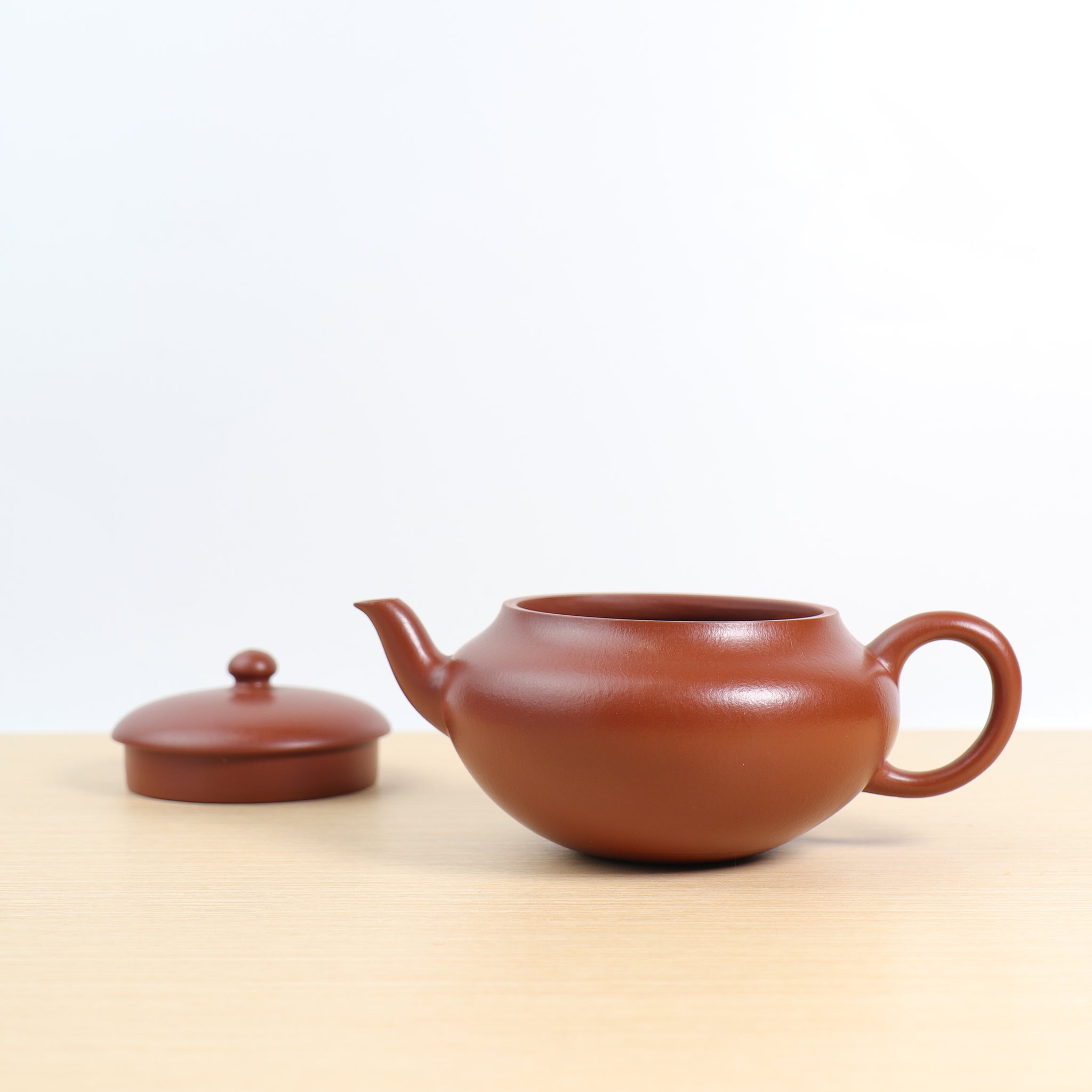 *新品*【柿圓】全手工原礦朱泥經典紫砂茶壺
