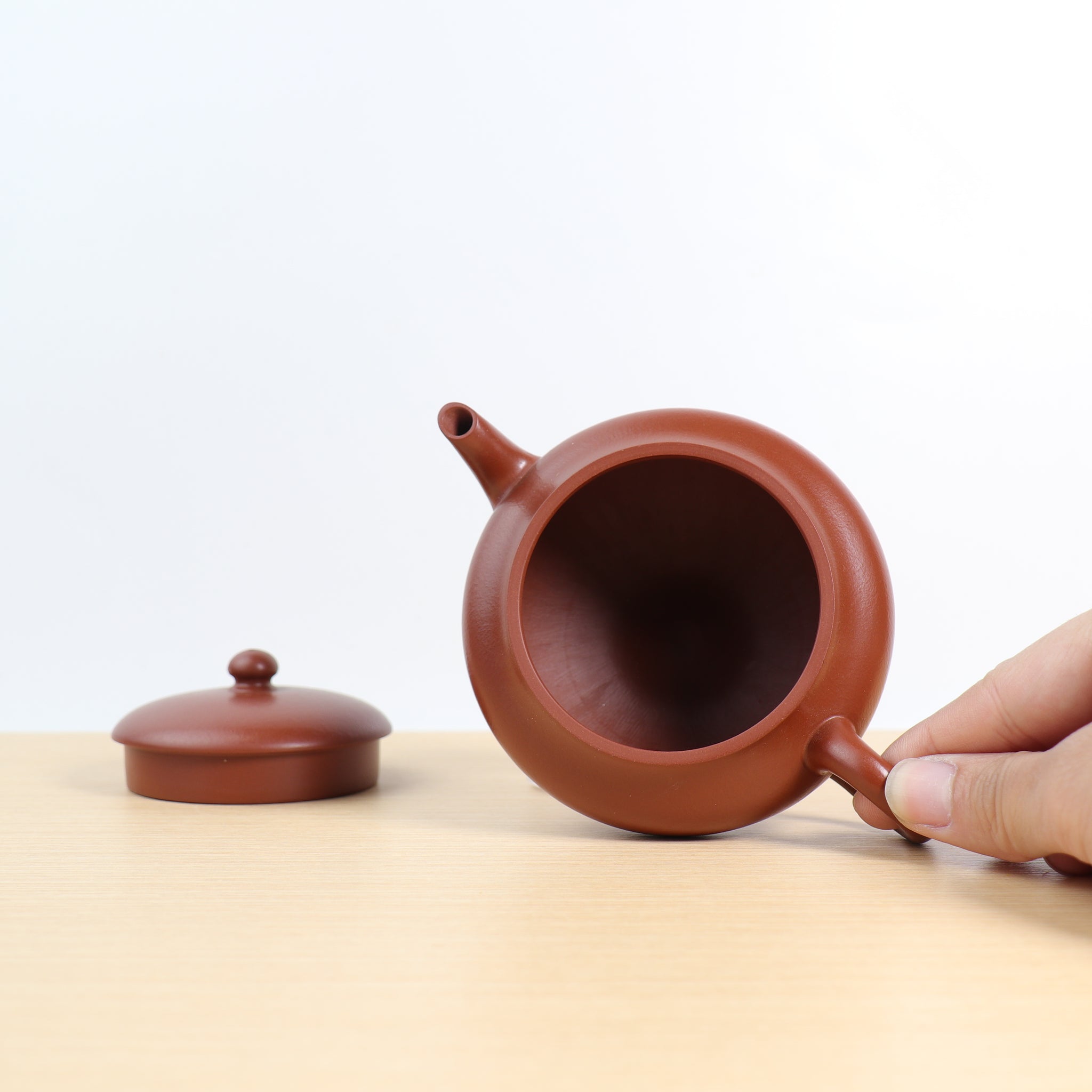 *新品*【柿圓】全手工原礦朱泥經典紫砂茶壺