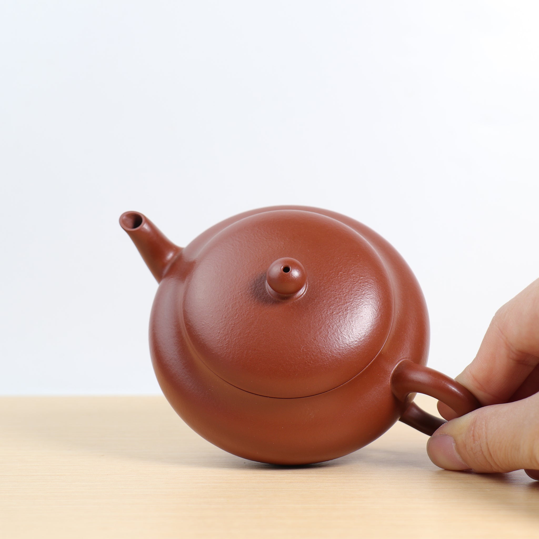 *新品*【柿圓】全手工原礦朱泥經典紫砂茶壺
