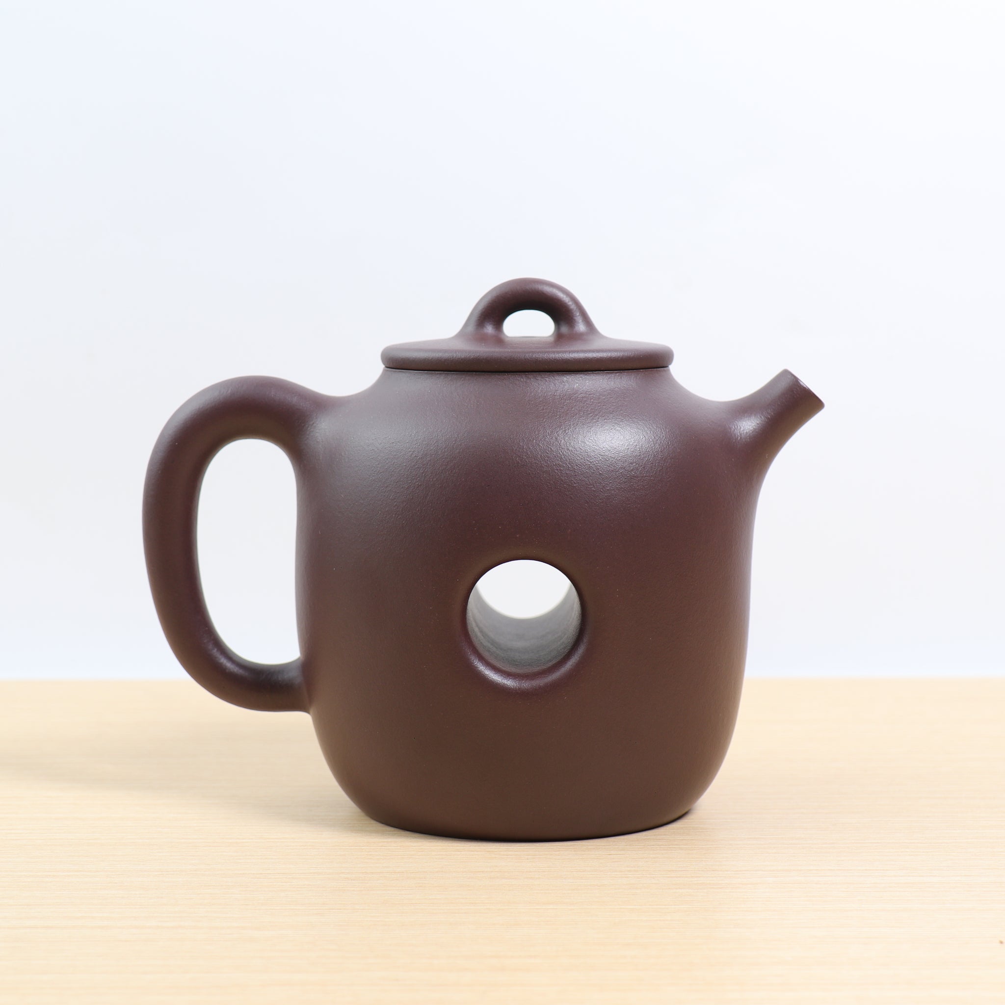 *New Product* [Heartless Pot] Fully handmade raw mineral purple clay and purple sand teapot