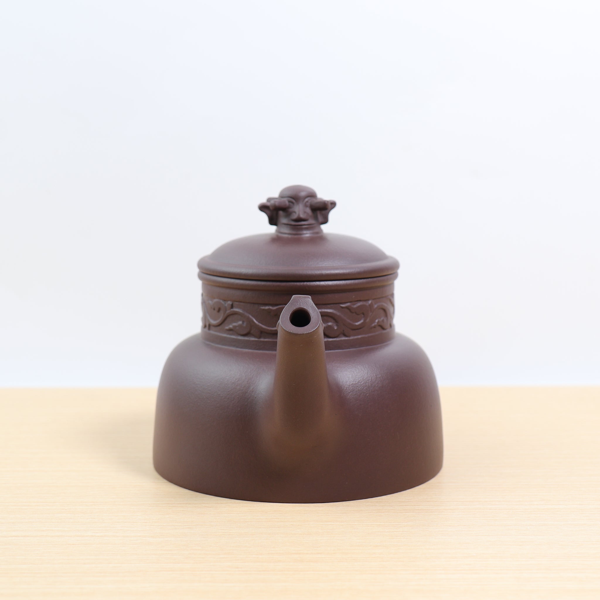 *新品*【觀今壺】全手工紫泥雕刻泥塑紫砂茶壺