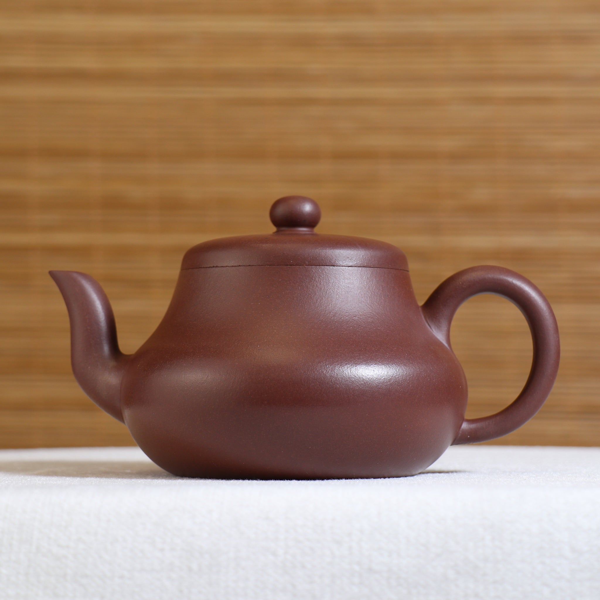 (Sold) [Junde] Fully handmade original ore dragon blood sand simple teapot