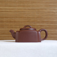 [Sifang Yinyi] Fully handmade raw ore bottom trough green simple teapot