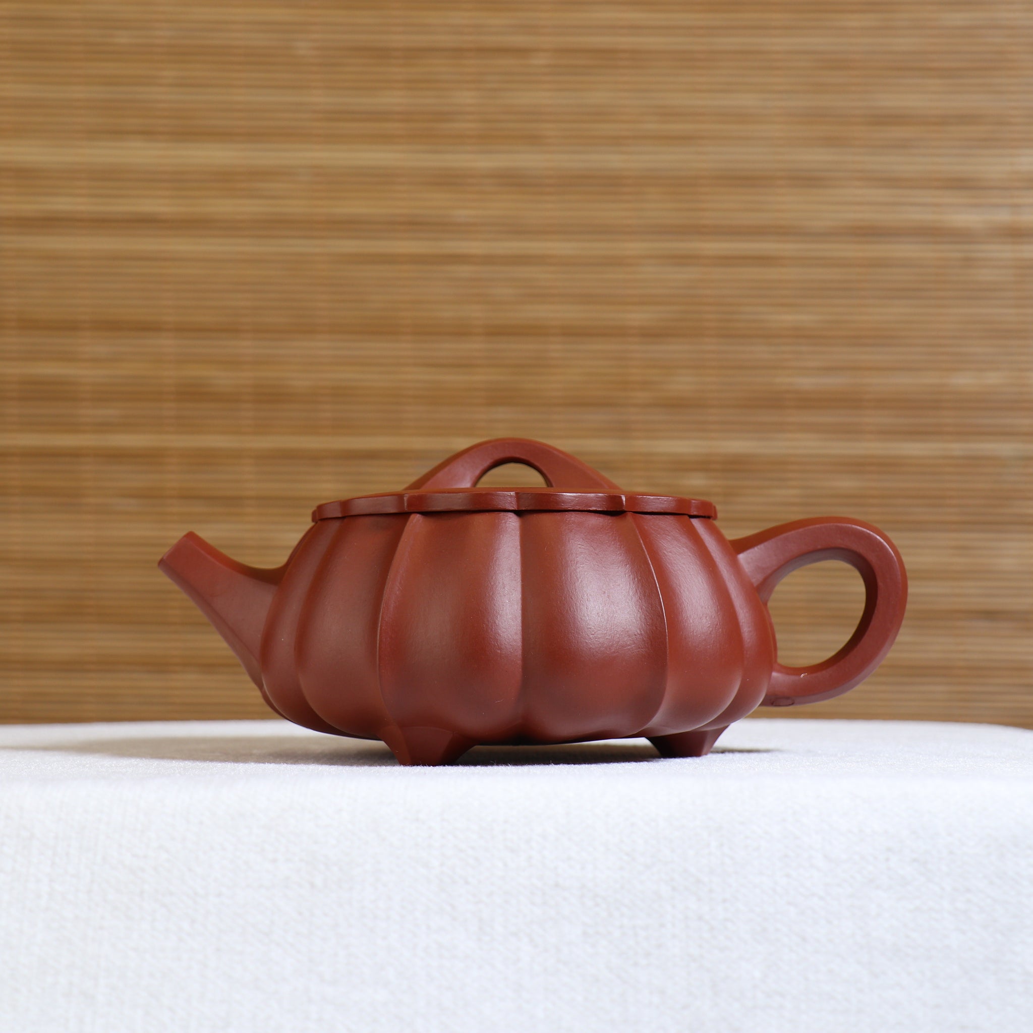 【錦汶石瓢】全手工原礦大紅袍簡樸紫砂茶壺