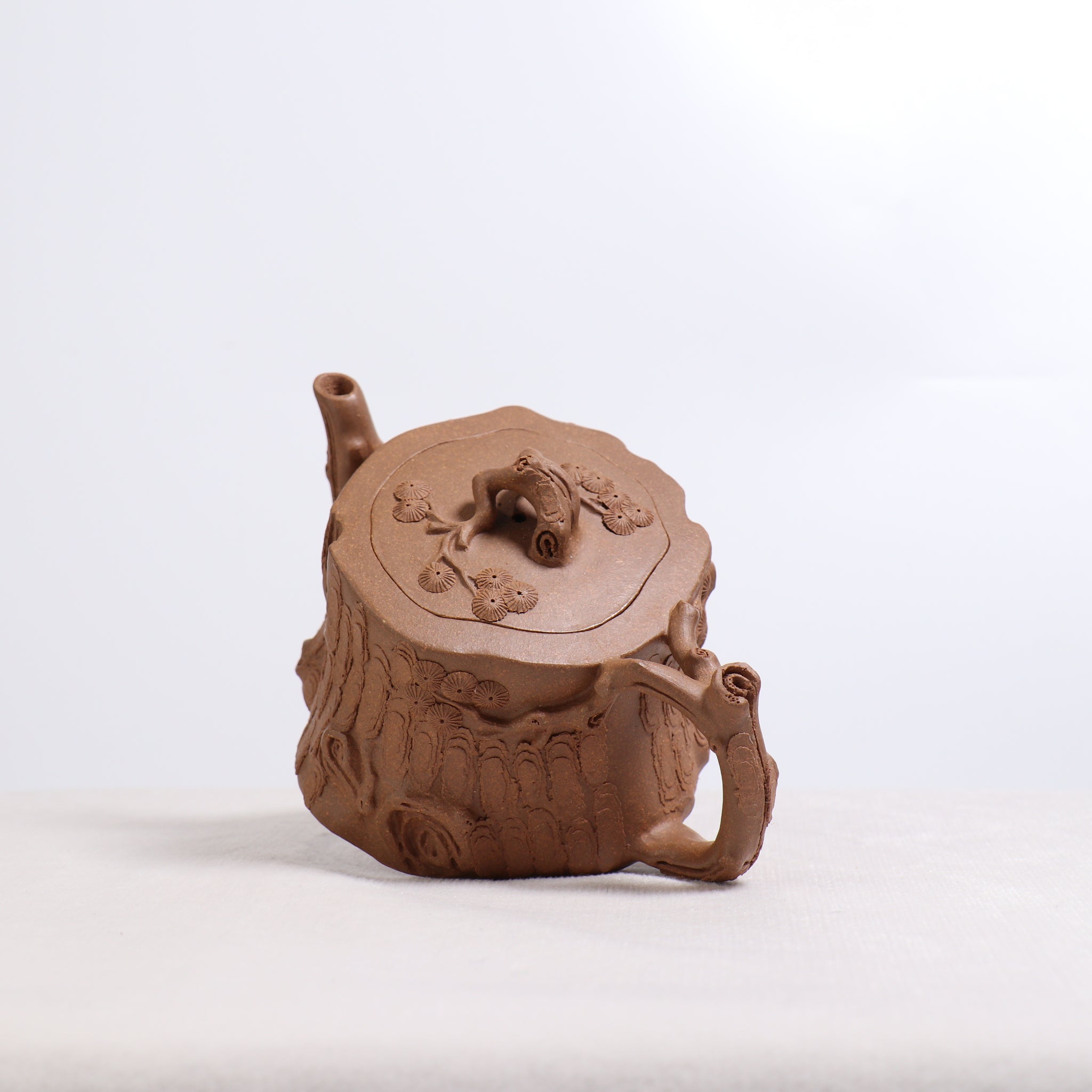 （已售出）【松樁】全手工原礦段泥紫砂茶壺