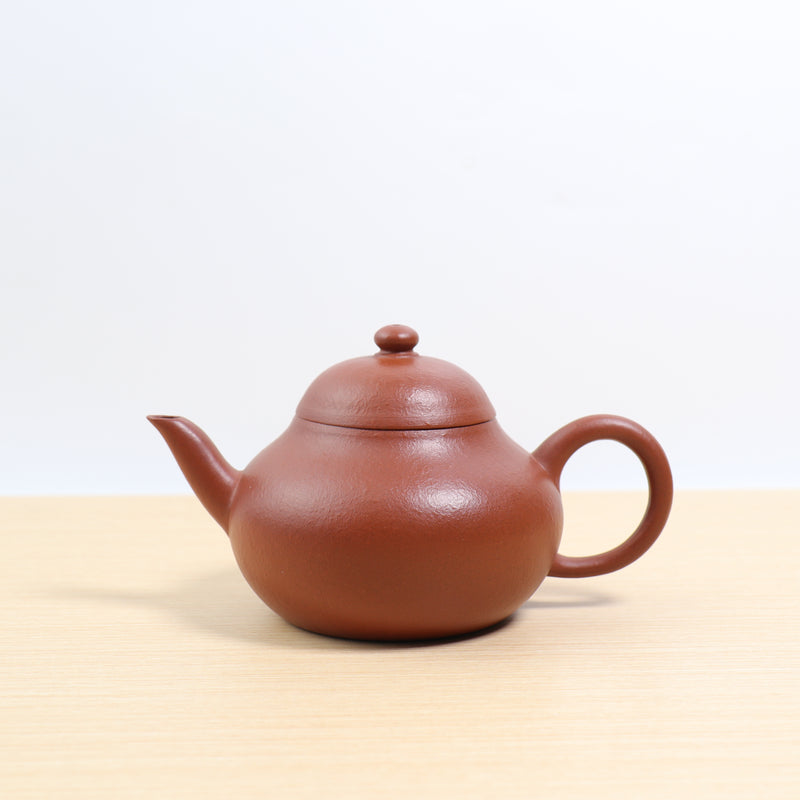 *夏日優惠*【梨形】全手工梨皮朱泥摹古紫砂茶壺