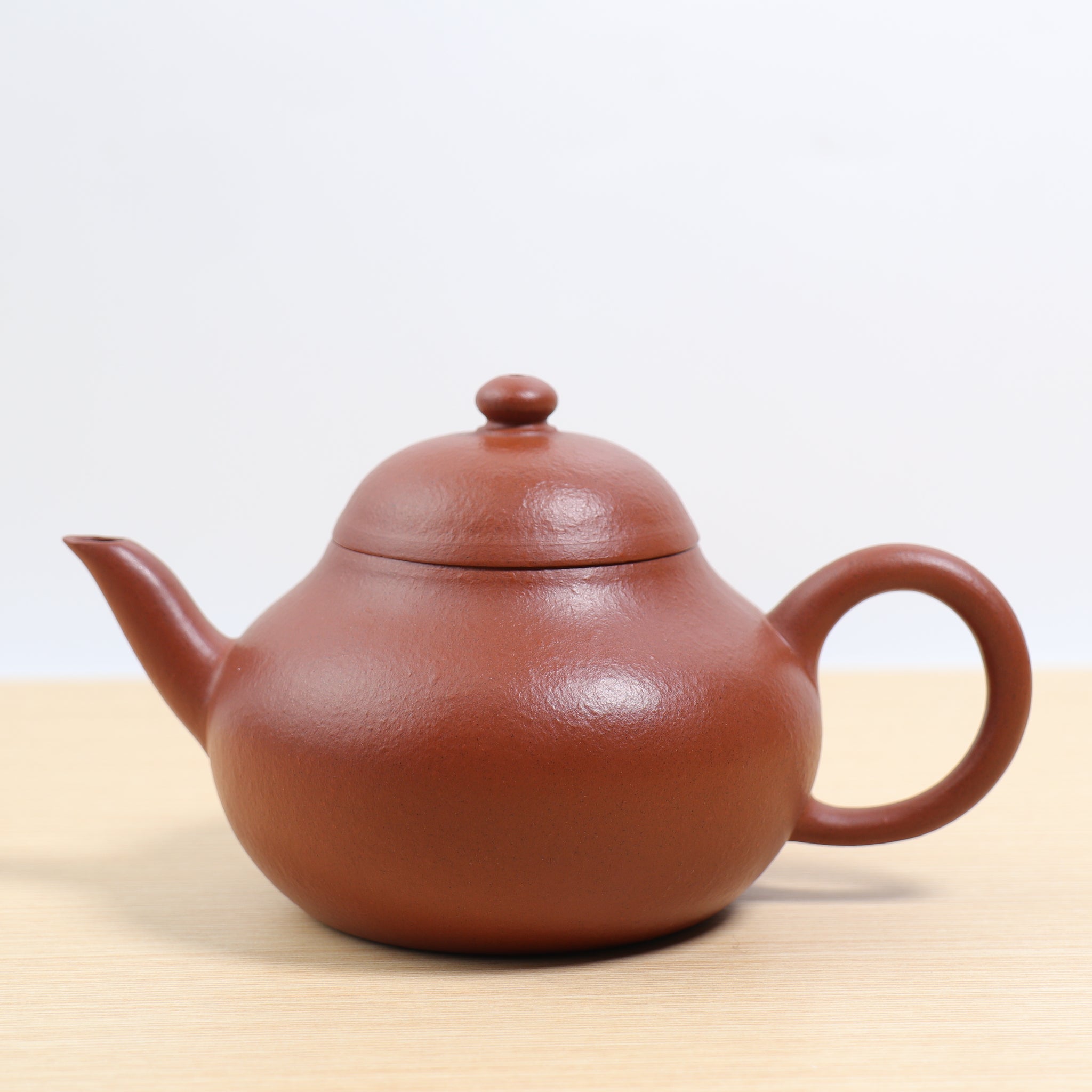 [Pear Shape] Fully Handmade Pear Skin Vermilion Paste Ancient Purple Clay Teapot