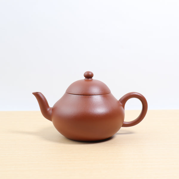 （已售出）【梨形】全手工原礦朱泥摹古紫砂茶壺