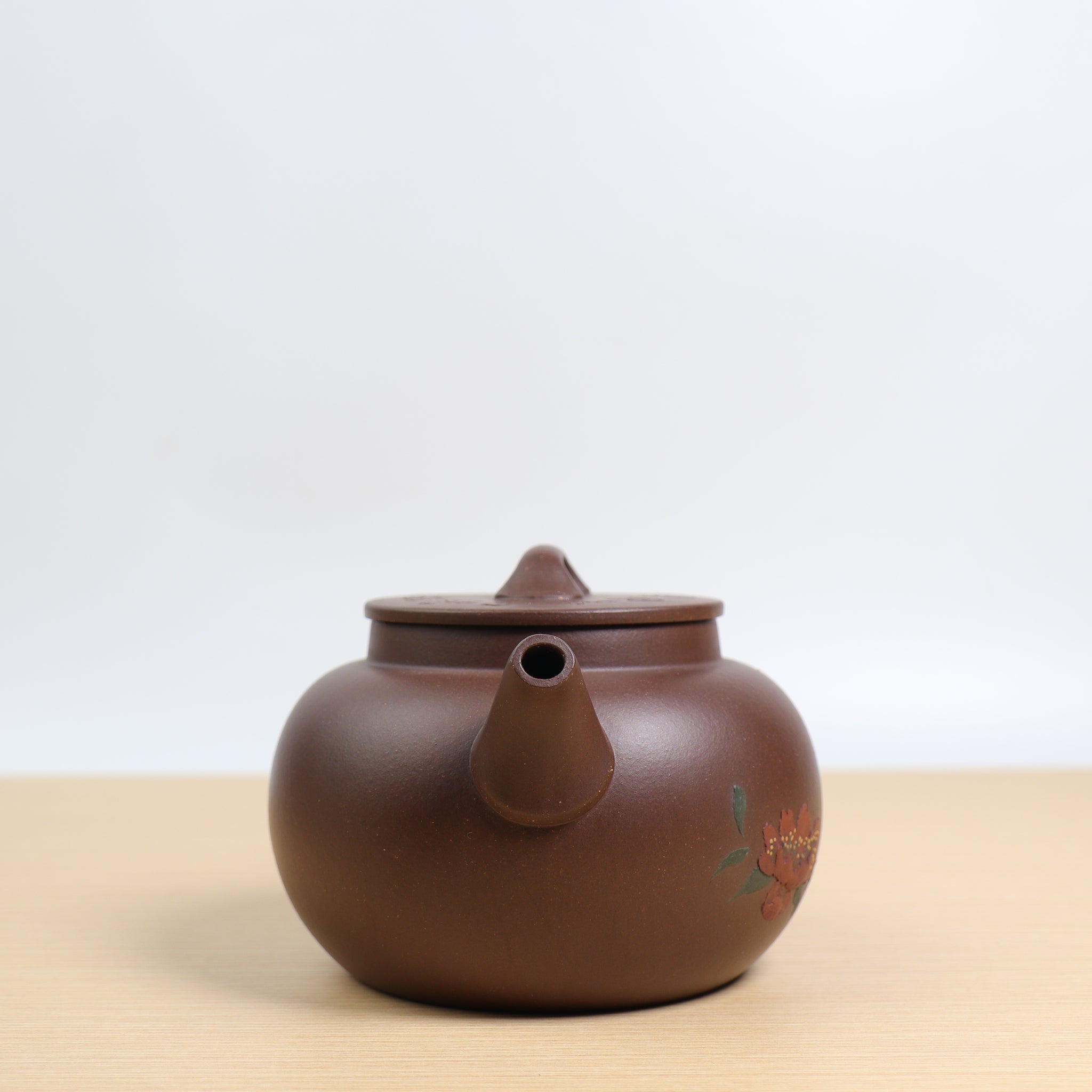 （已售出）【鳥語花香】老紫泥紫砂茶壺