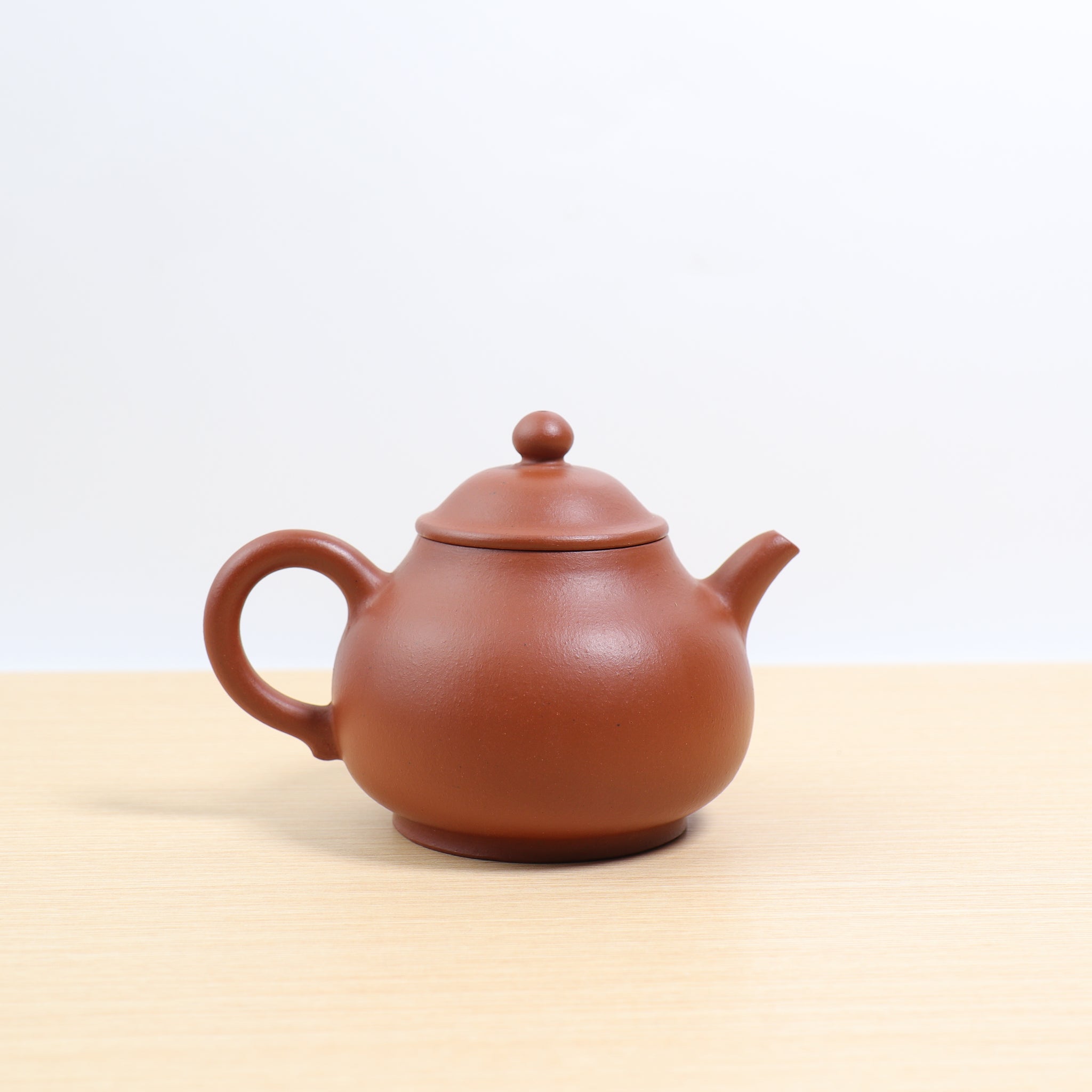 *New Product* [Bojun Pan Teapot] Fully handmade original ore vermilion imitation ancient purple sand teapot