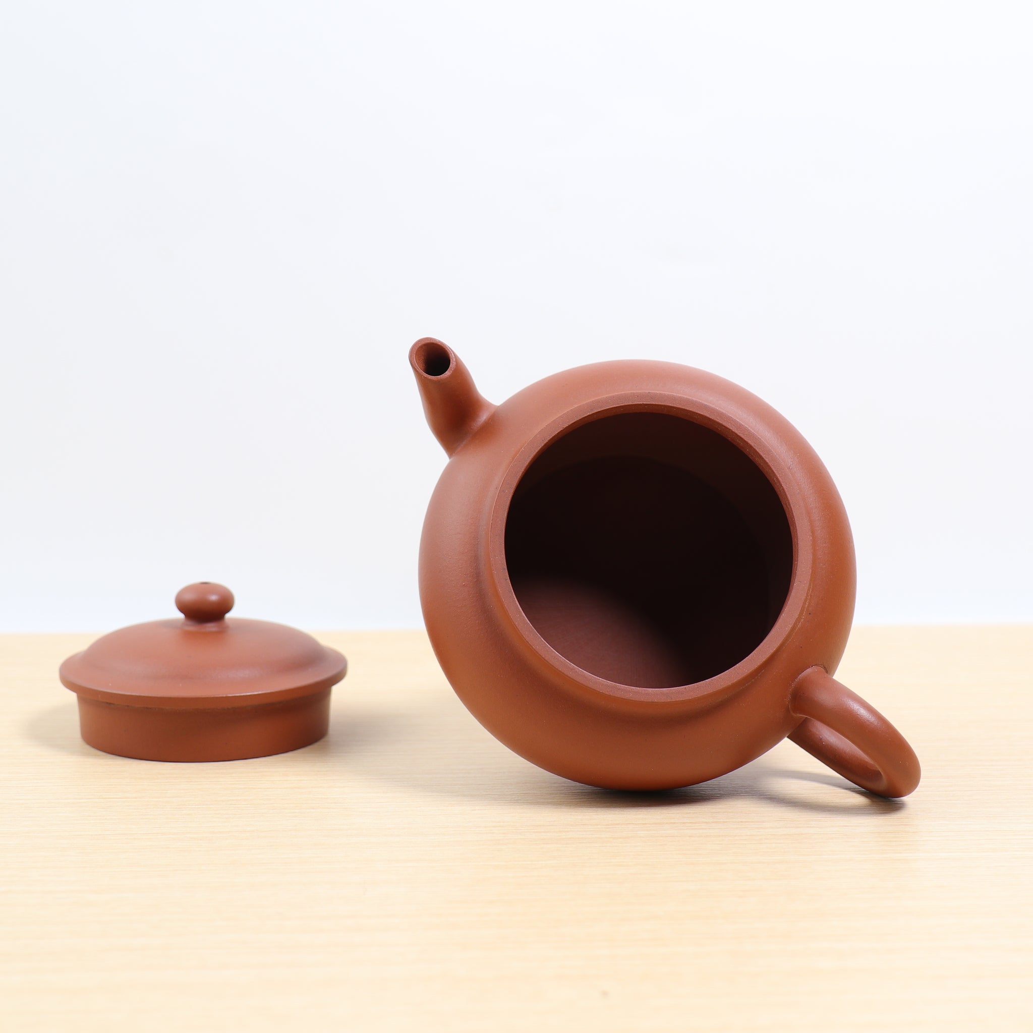 *New Product* [Ji Wan Bian Yuan] Fully handmade original ore vermilion imitation ancient purple sand teapot