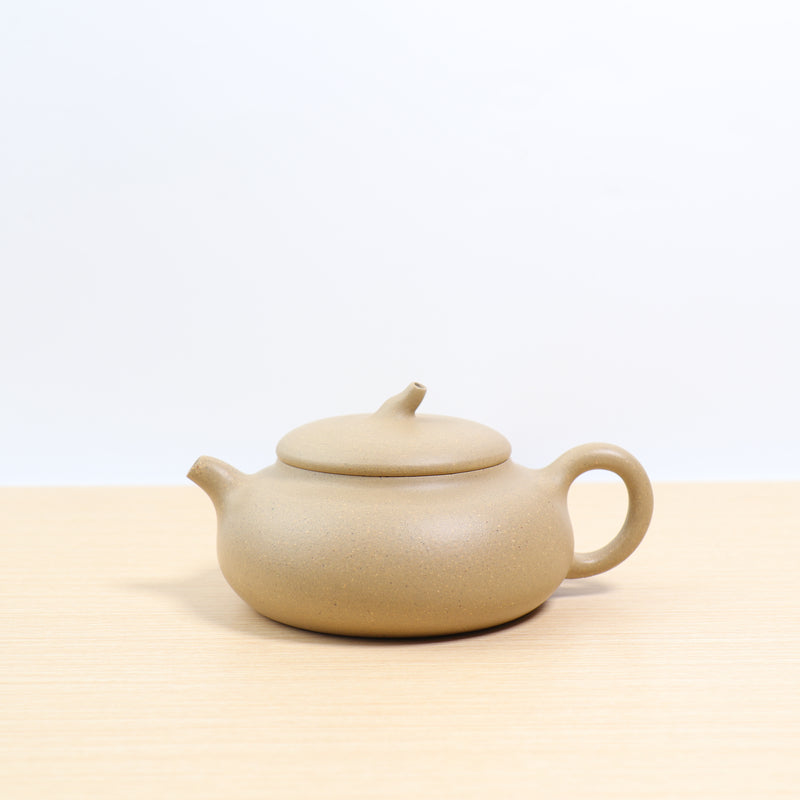 *💎手工職人紫砂巡禮｜限時優惠*<br>*張大明弟子*【茄鈕小品】全手工原礦芝麻段泥紫砂茶壺