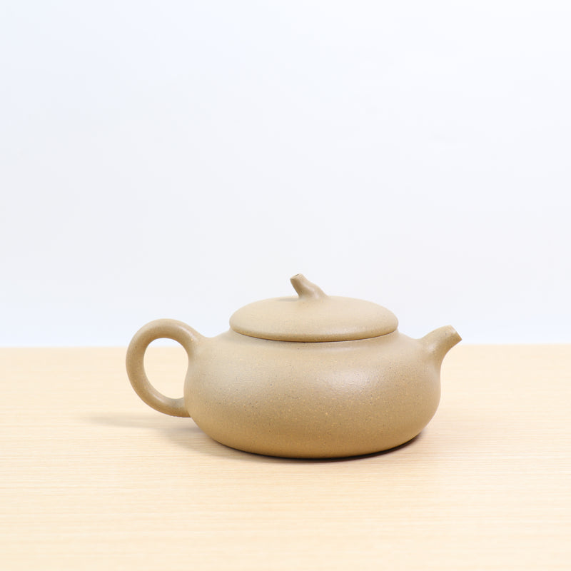 *💎手工職人紫砂巡禮｜限時優惠*<br>*張大明弟子*【茄鈕小品】全手工原礦芝麻段泥紫砂茶壺