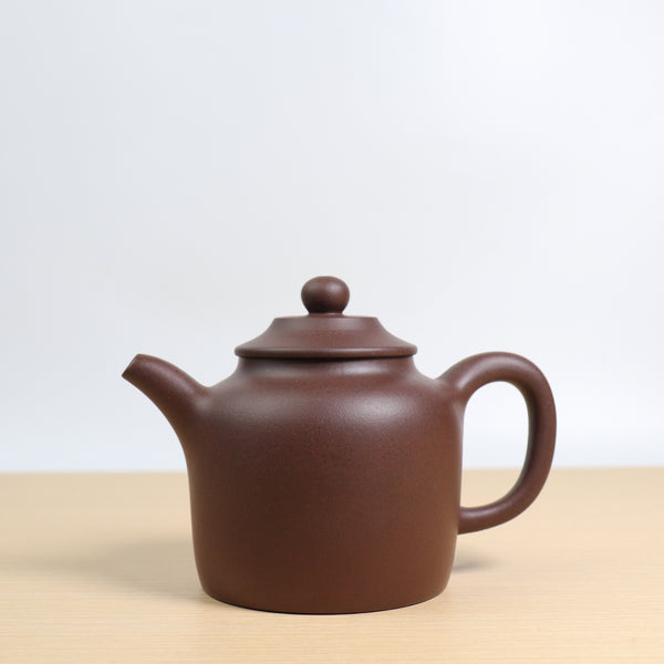 【高笠帽】全手工原礦老紫泥素雅紫砂茶壺