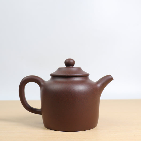 【高笠帽】全手工原礦老紫泥素雅紫砂茶壺