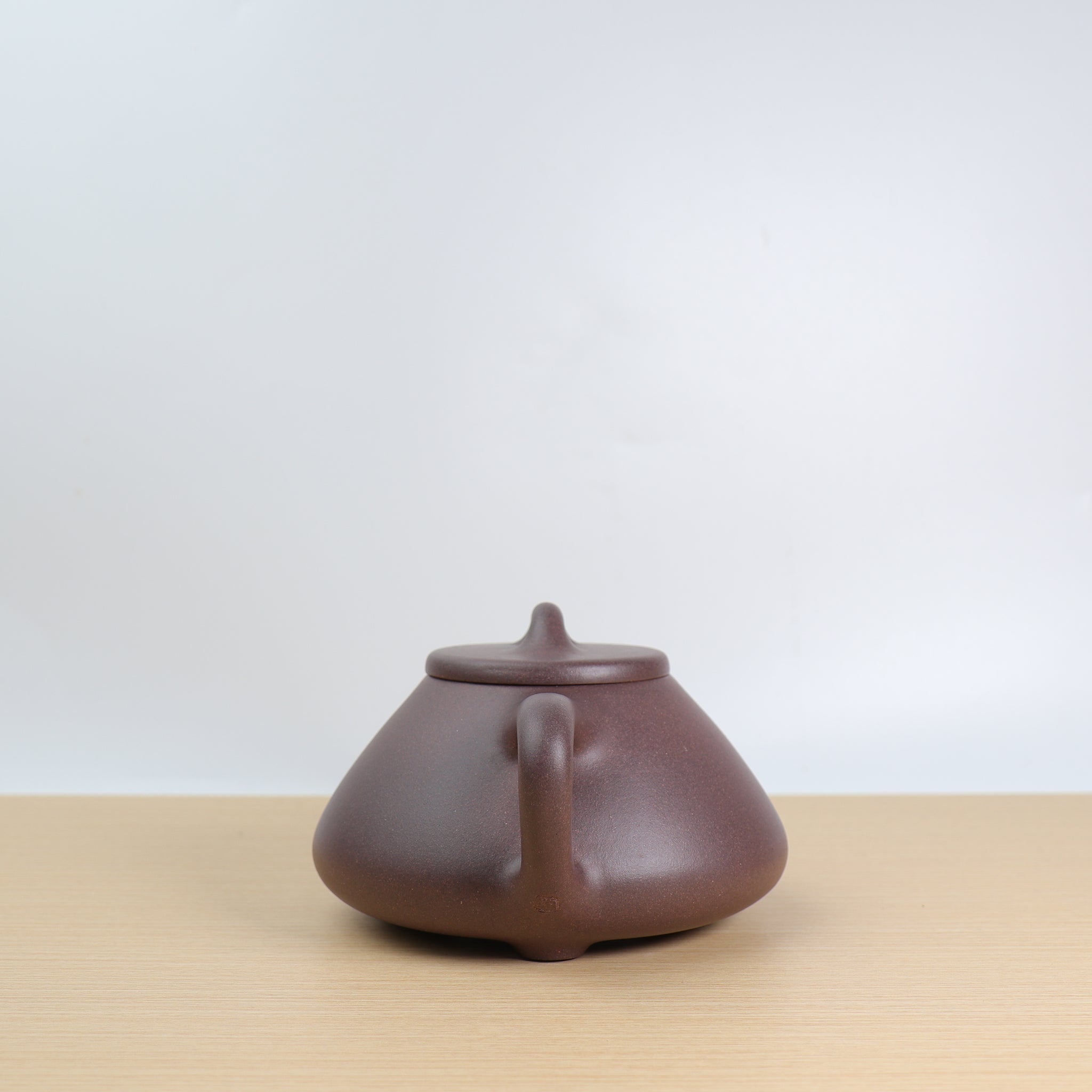 (Sold) [Ziye Stone Scoop] Fully handmade raw ore green ash mud purple sand teapot