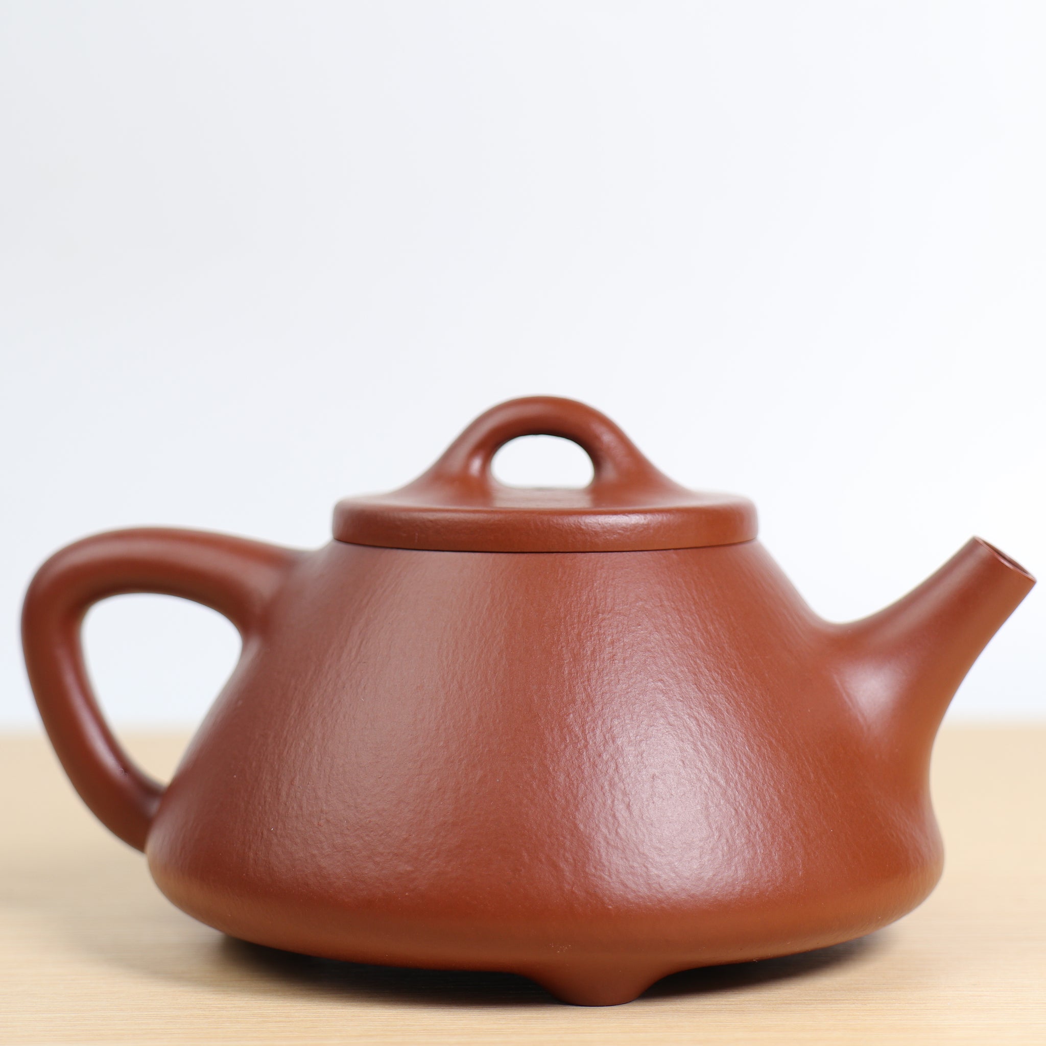 【子冶石瓢】朱泥紫砂茶壺