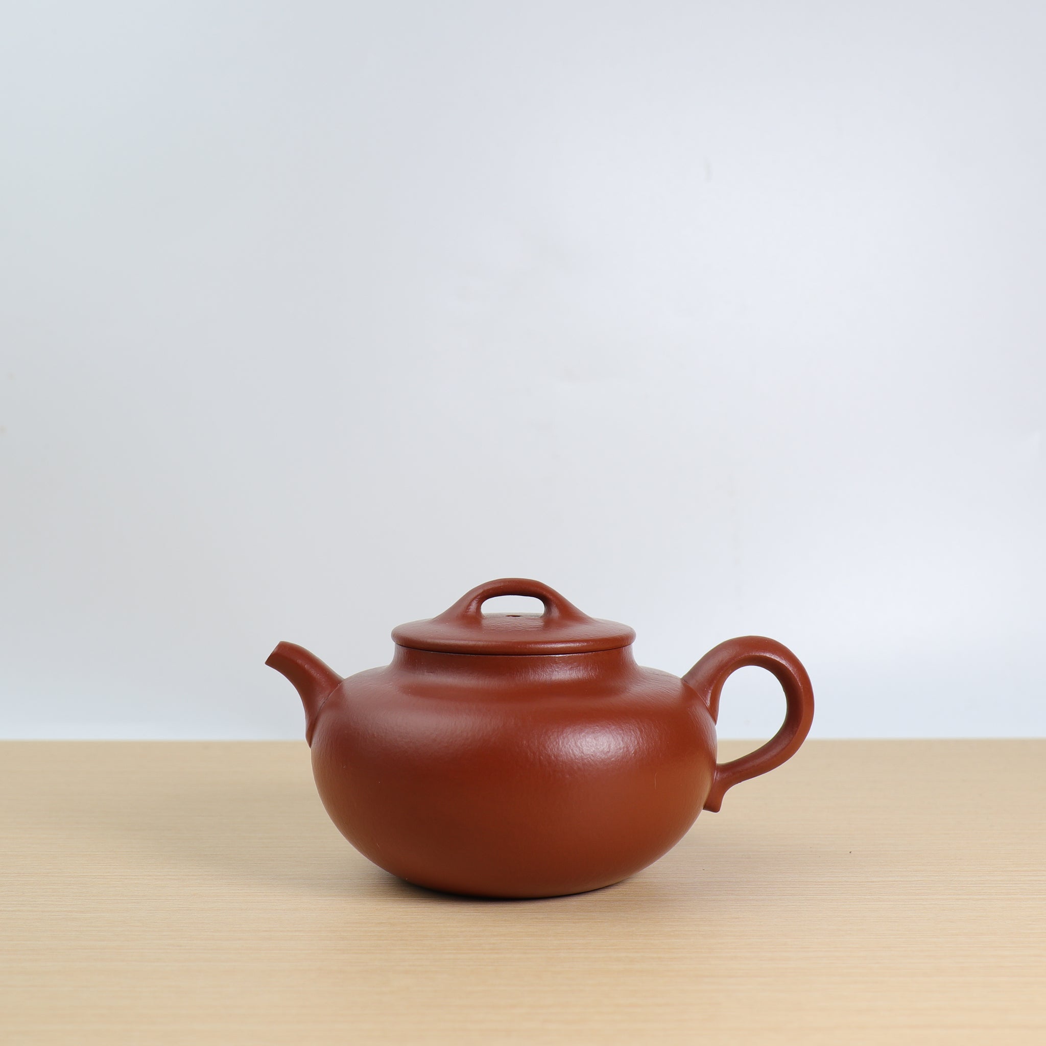 [Flat Jade Pot] Fully handmade raw ore small coal kiln Zhuni classic purple sand teapot