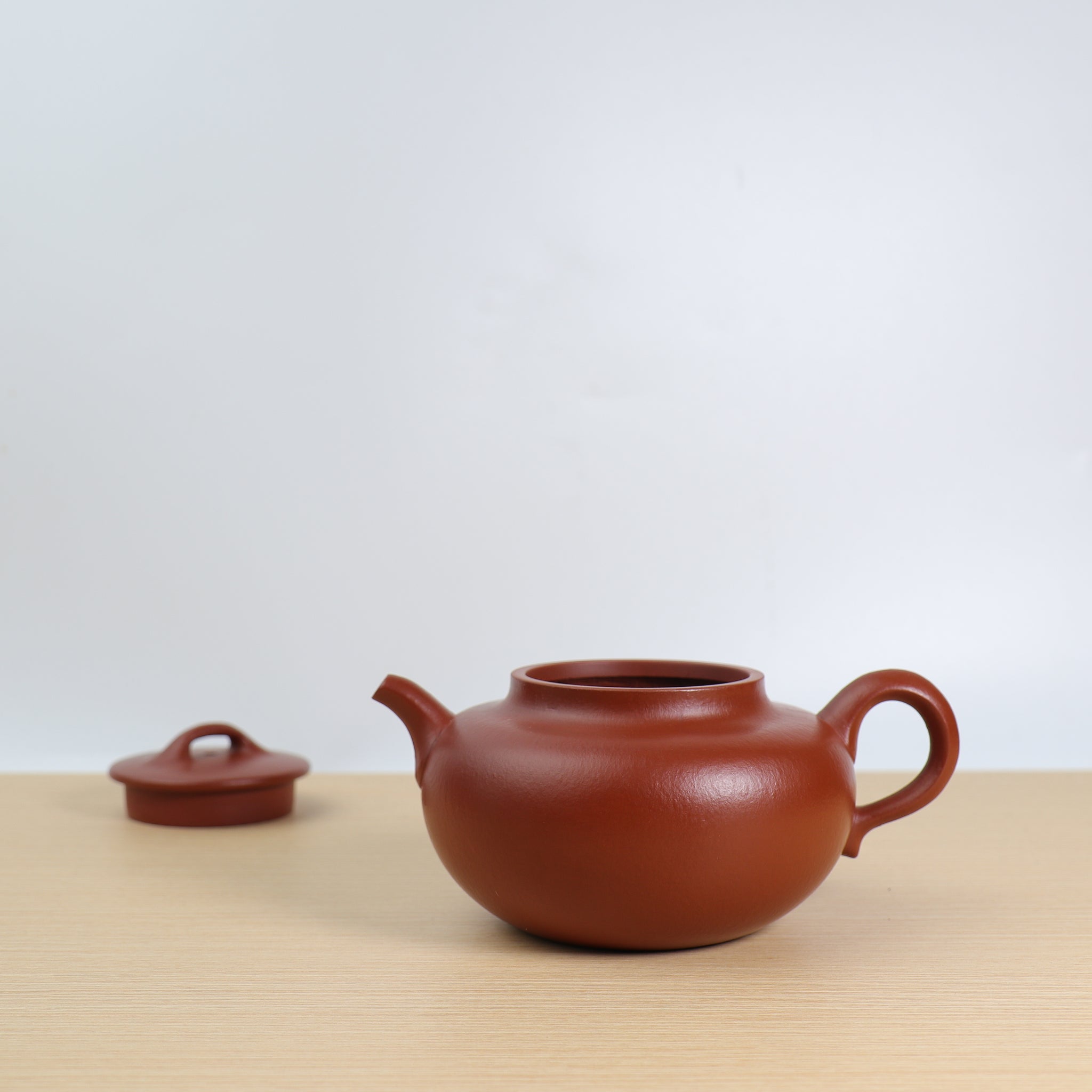 [Flat Jade Pot] Fully handmade raw ore small coal kiln Zhuni classic purple sand teapot