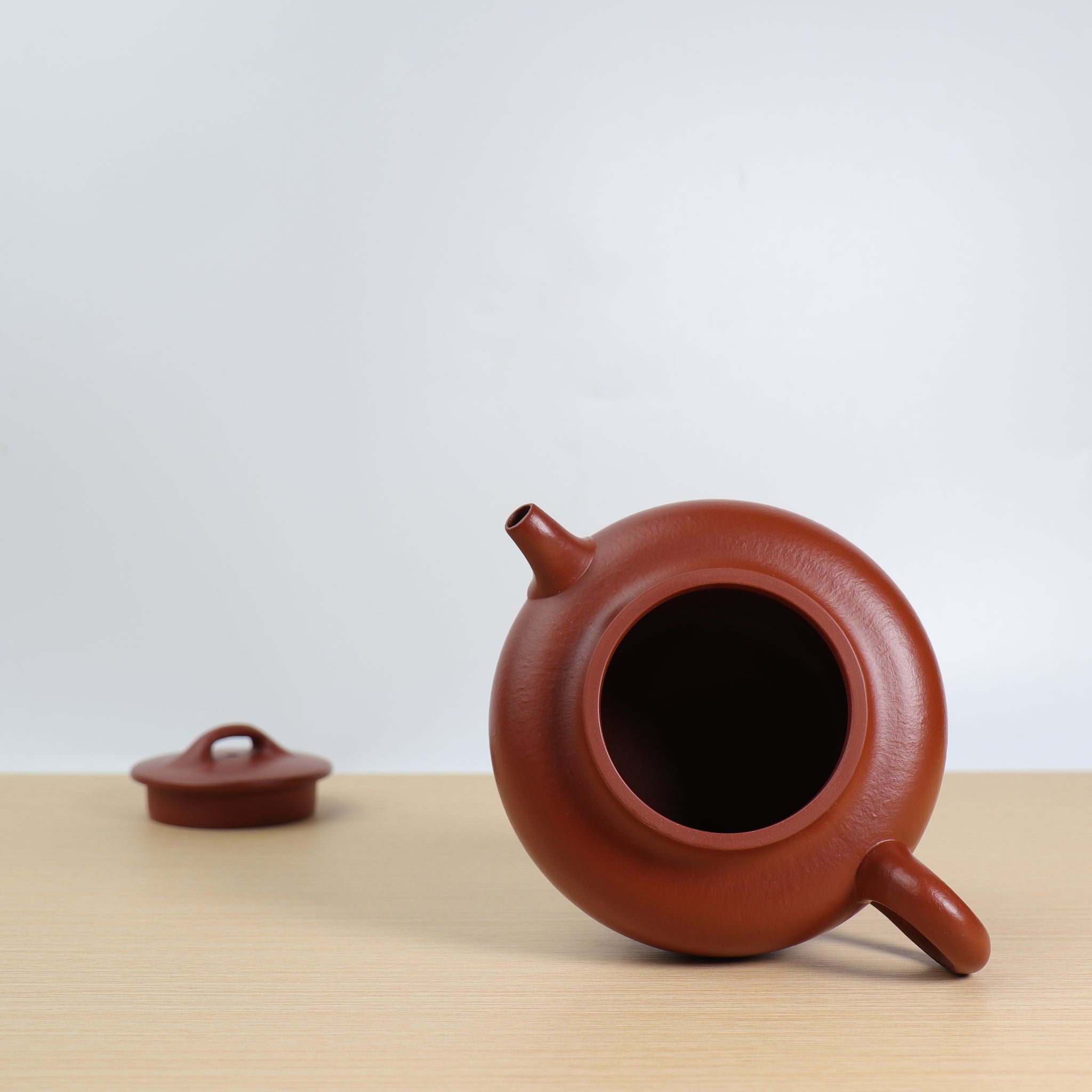 [Flat Jade Pot] Fully handmade raw ore small coal kiln Zhuni classic purple sand teapot