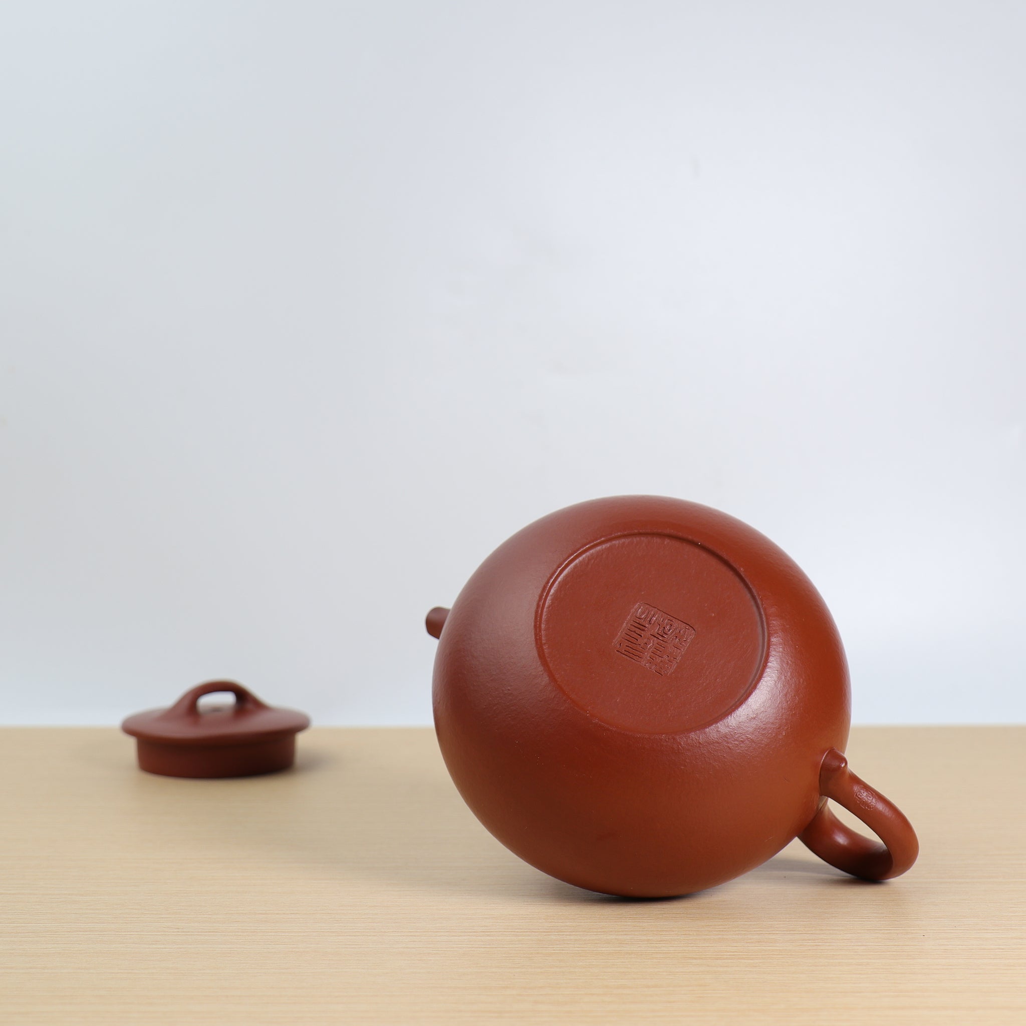 [Flat Jade Pot] Fully handmade raw ore small coal kiln Zhuni classic purple sand teapot