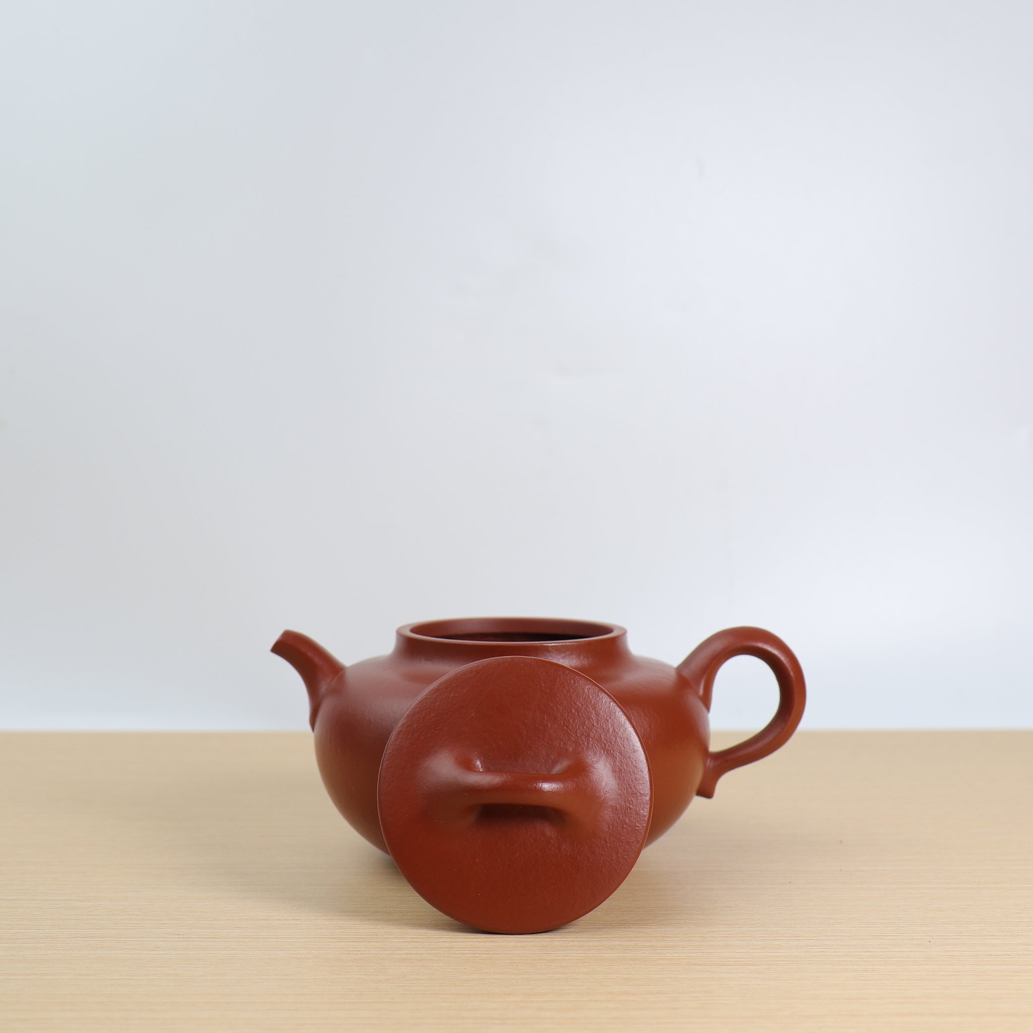 [Flat Jade Pot] Fully handmade raw ore small coal kiln Zhuni classic purple sand teapot