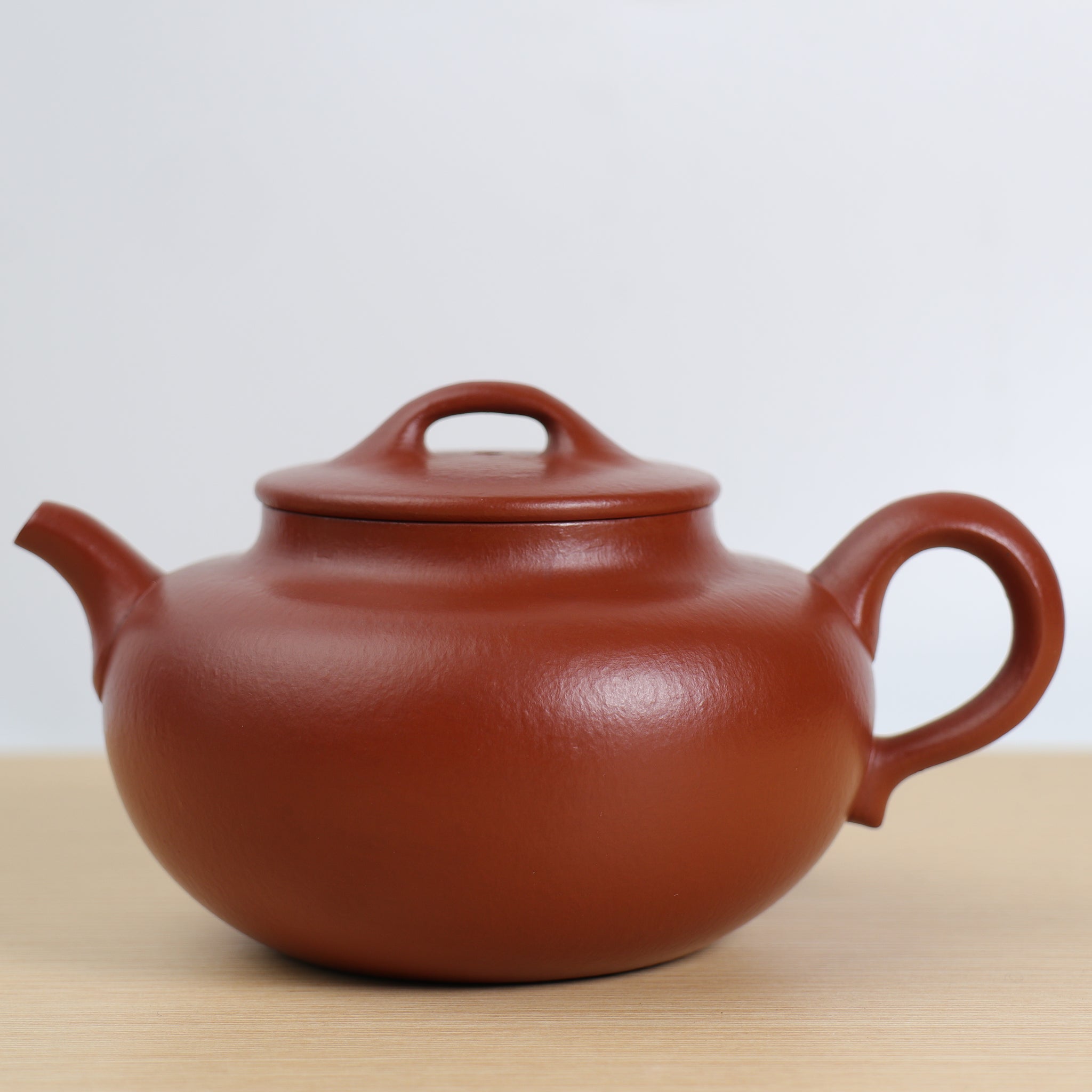 [Flat Jade Pot] Fully handmade raw ore small coal kiln Zhuni classic purple sand teapot