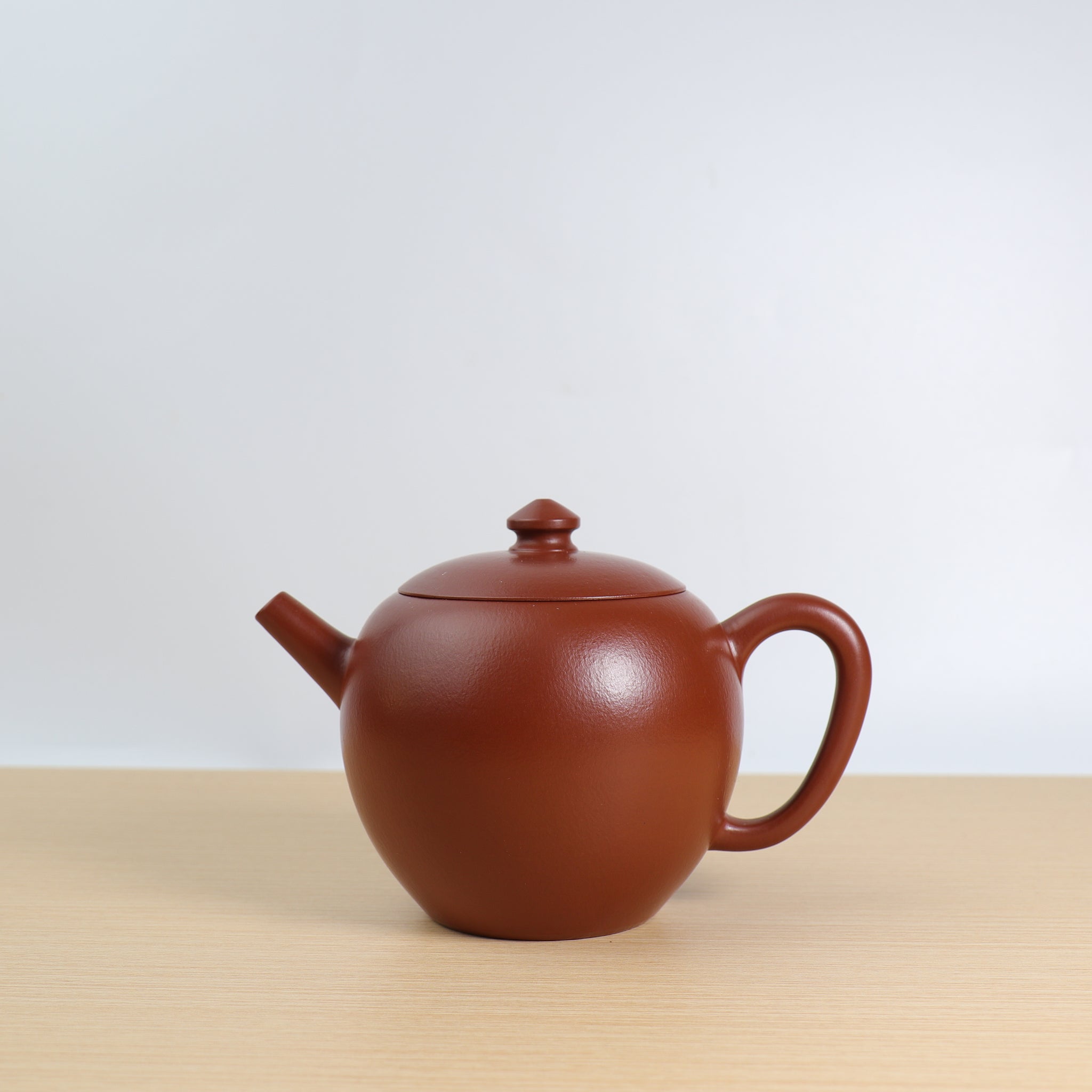 [Juluzhu] Fully handmade raw mineral cinnabar mud and purple sand teapot