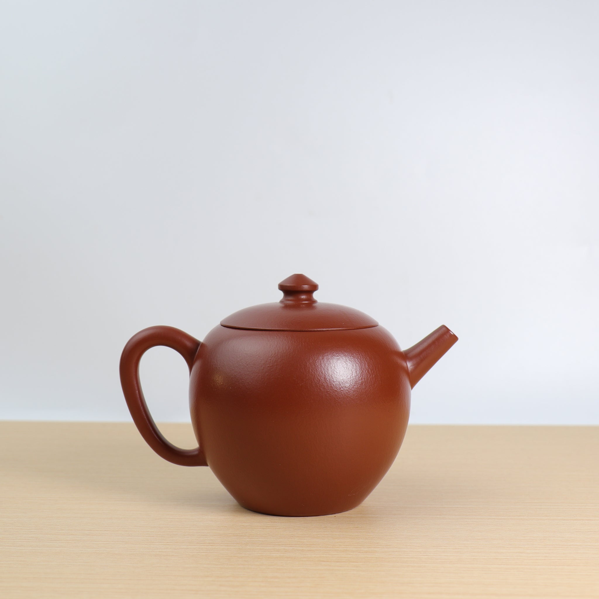 [Juluzhu] Fully handmade raw mineral cinnabar mud and purple sand teapot