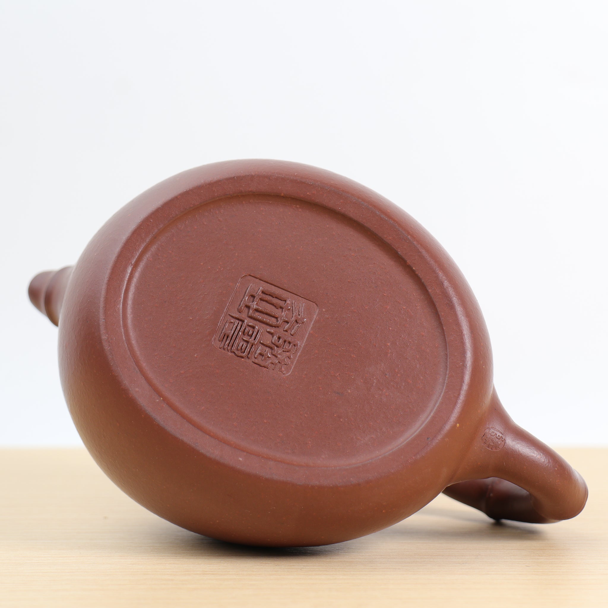 [Jin Bamboo Pot] Fully handmade raw ore bottom trough blue carved purple clay teapot