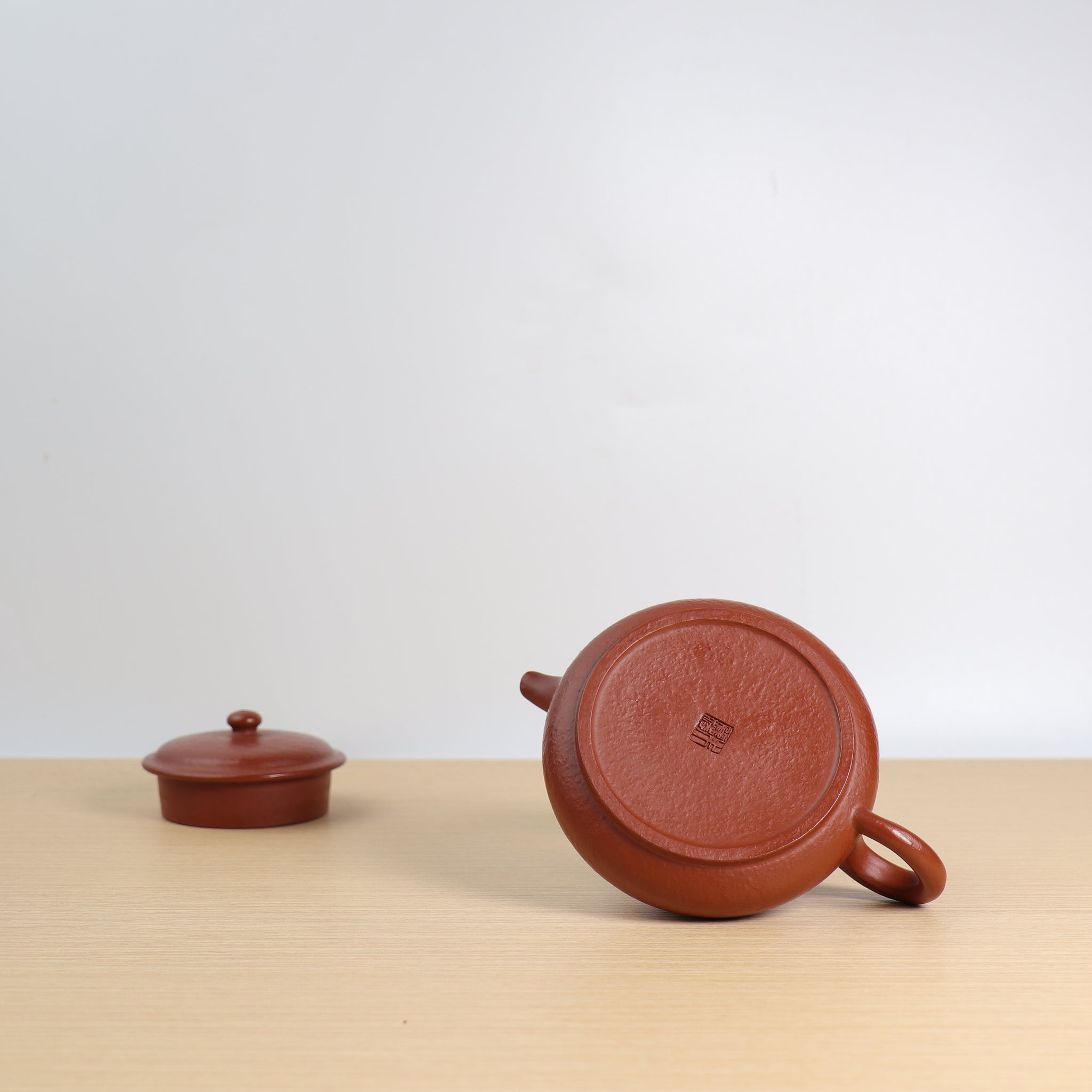 (Sold) *New Product* [Ming Furnace] Raw Mineral Coarse Sand Cinnabar Purple Clay Teapot