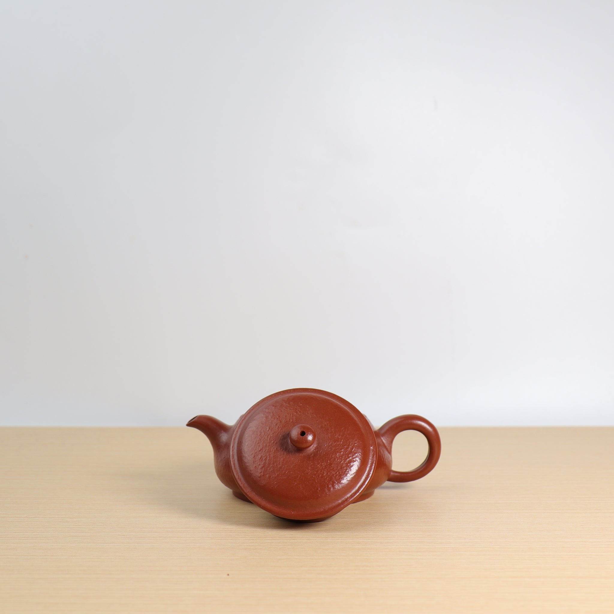 （已售出）*新品*【明爐】原礦粗砂朱泥紫砂茶壺