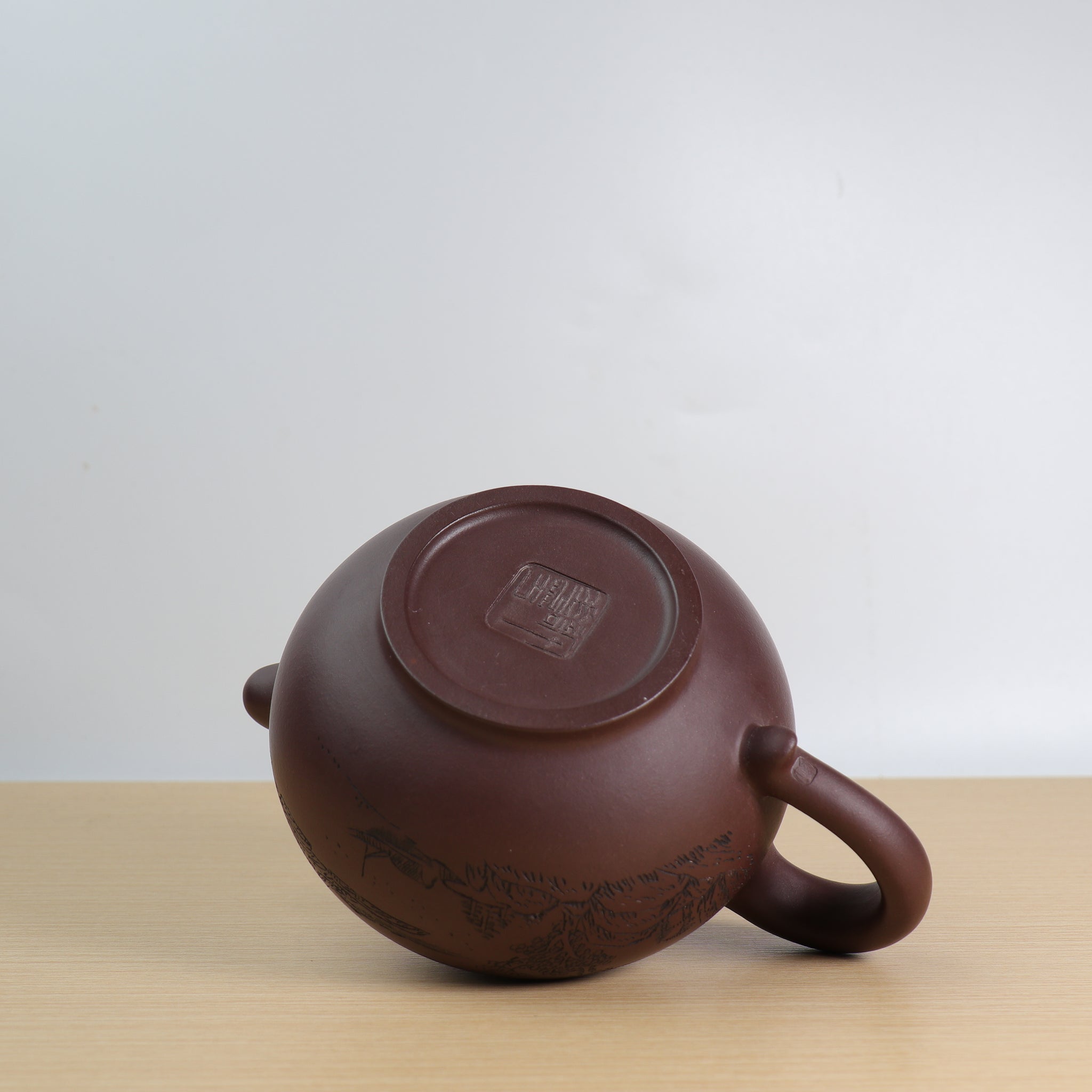 【大福】原礦紫泥雕刻紫砂茶壺