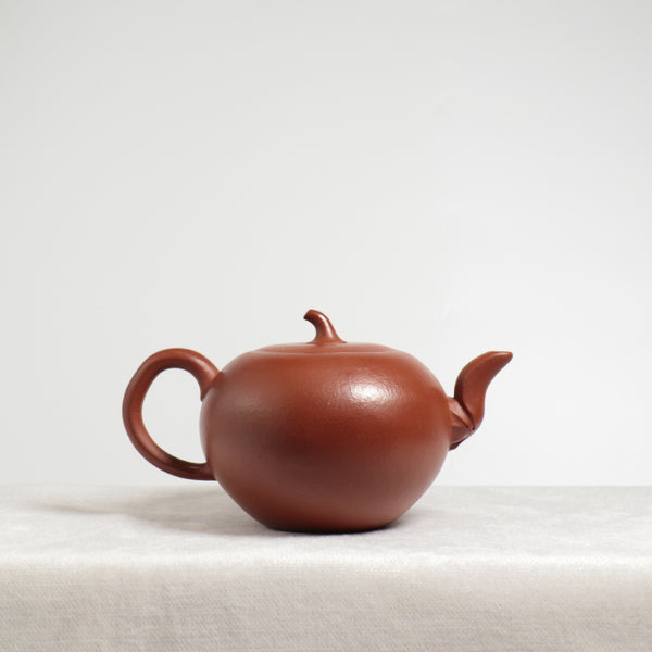 【蘋果】特級大紅袍簡意紫砂茶壺