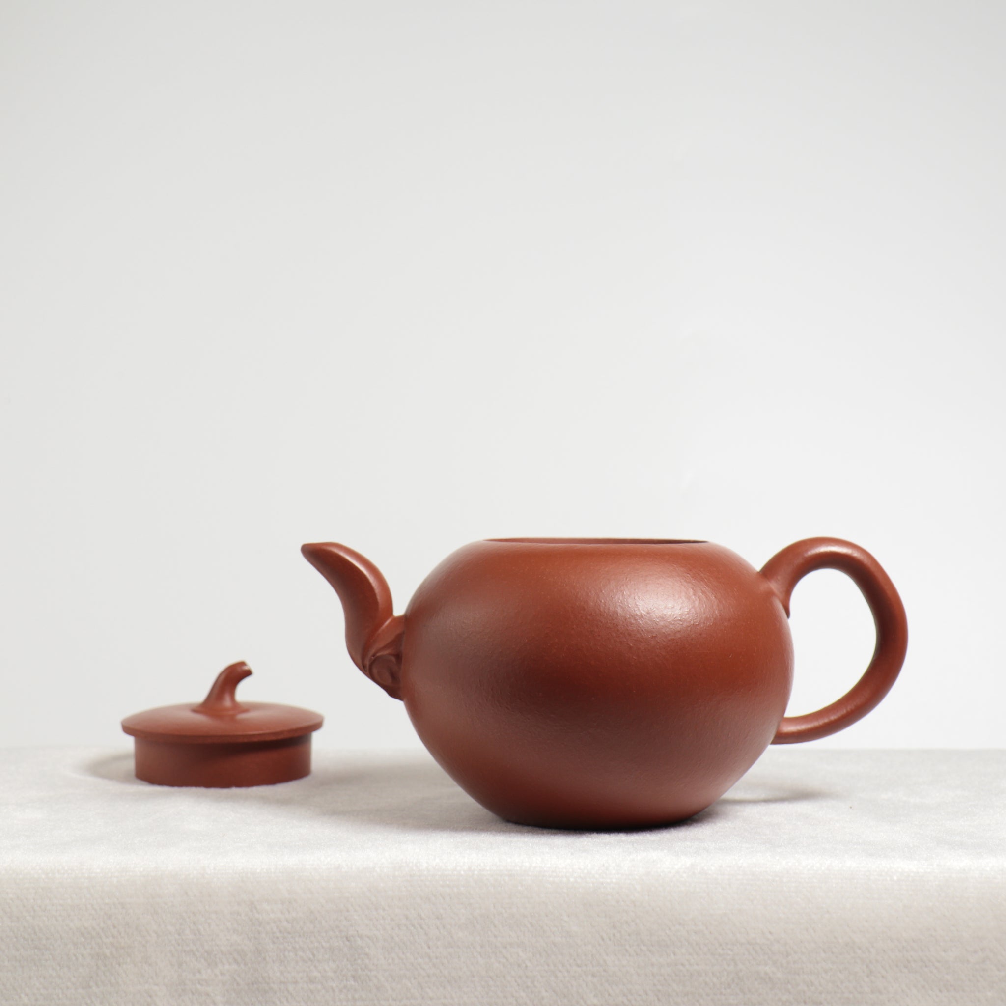 【蘋果】特級大紅袍簡意紫砂茶壺