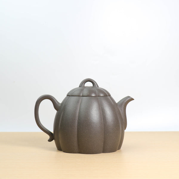 （已售出）【筋紋秦權】青灰段泥紫砂茶壺