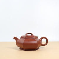 (Sold) *In Stock Taikoo* [Small Liufang Palace Lantern] Fully Handmade Raw Mineral Crimson Clay and Purple Clay Teapot