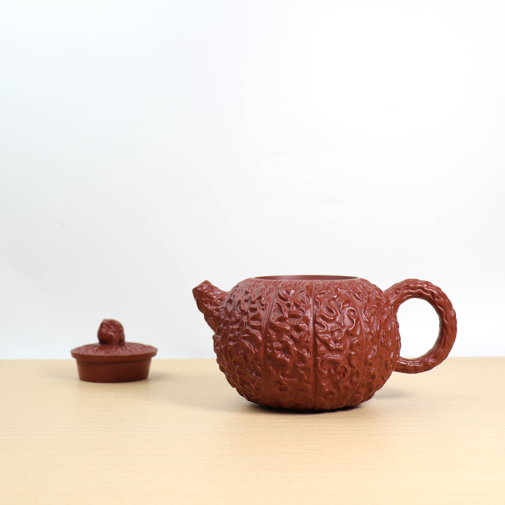 【Rudraksha】Original Dahongpao Purple Clay Teapot