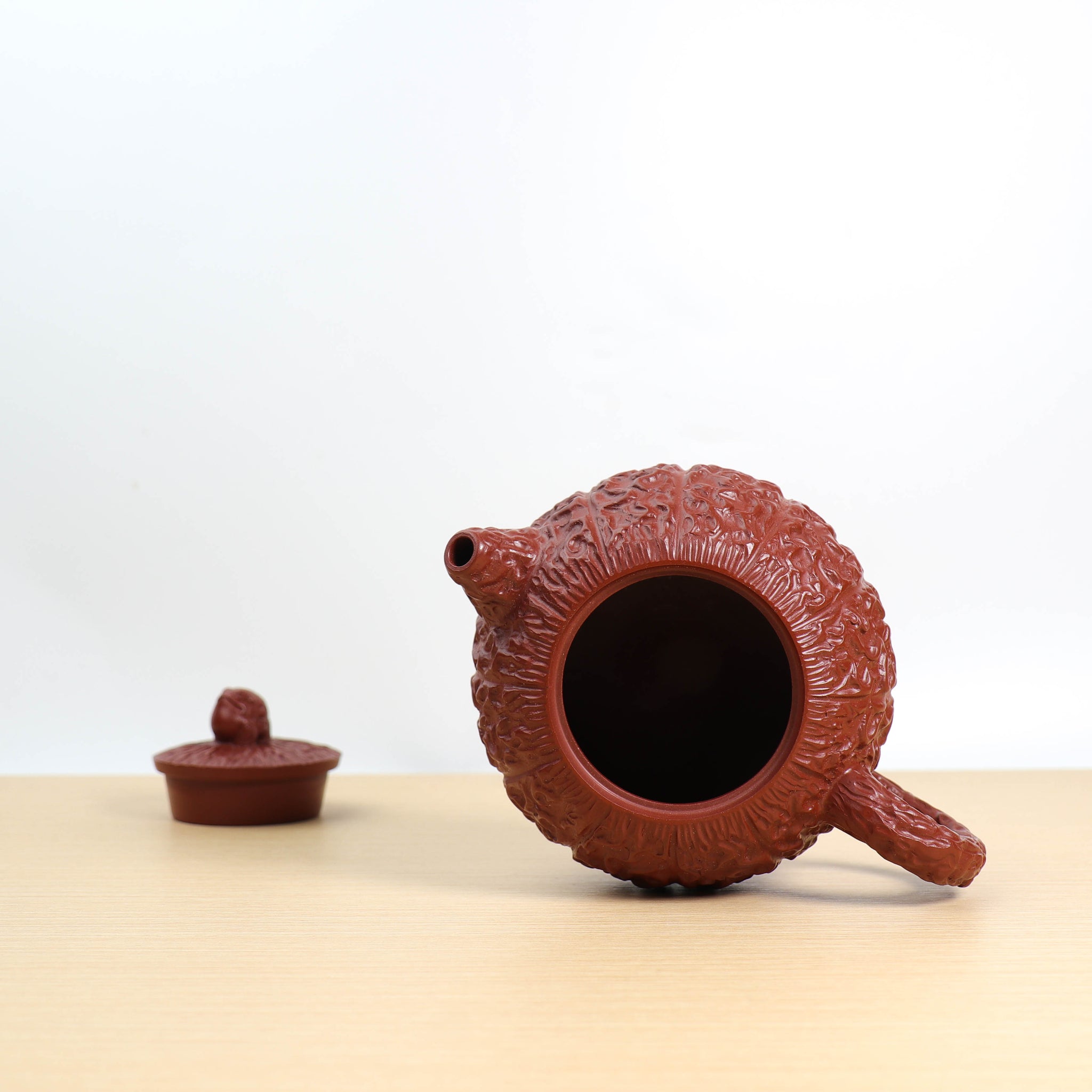 【Rudraksha】Original Dahongpao Purple Clay Teapot