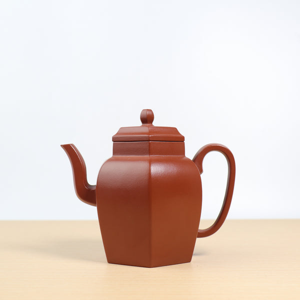 【明式六方】全手工原礦朱泥紫砂茶壺
