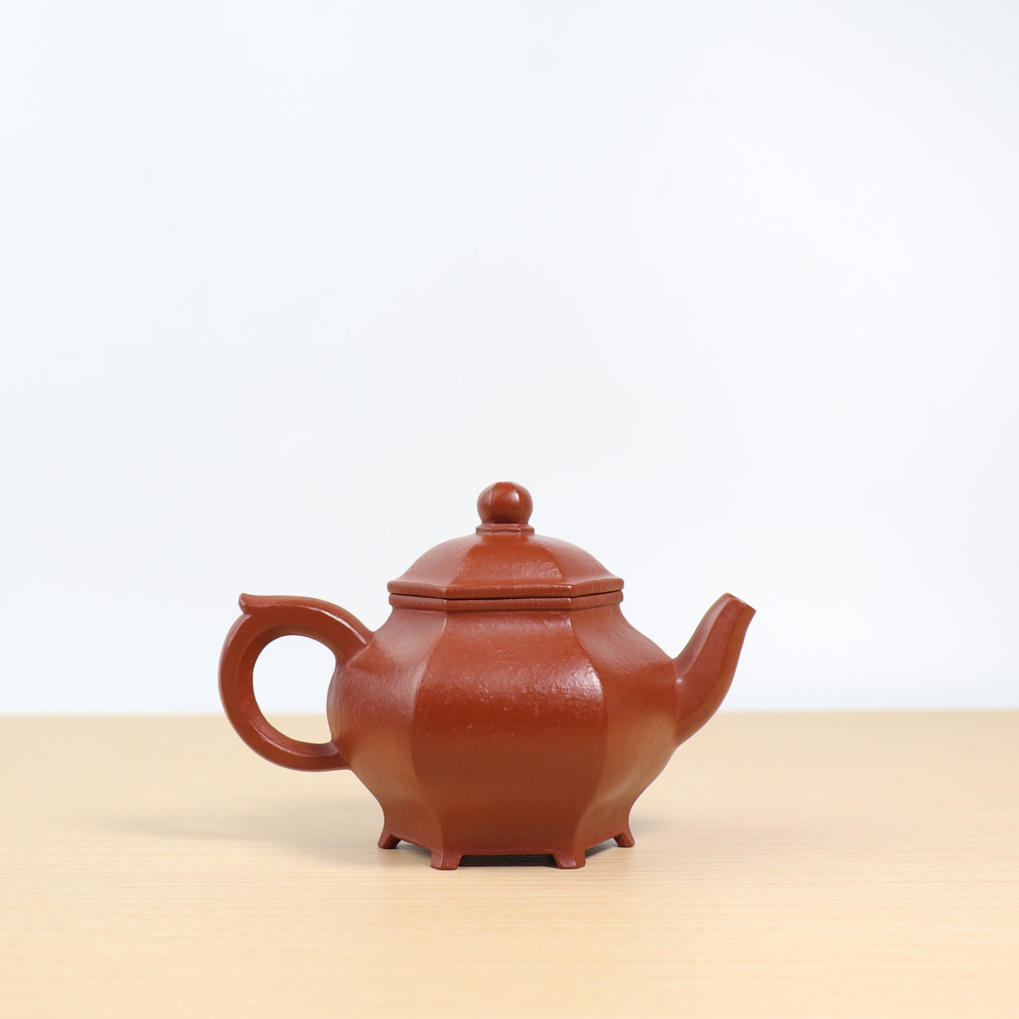 已售出）*新品*【六方宮燈】全手工朱泥紫砂茶壺– Cha-Tailor Tea 