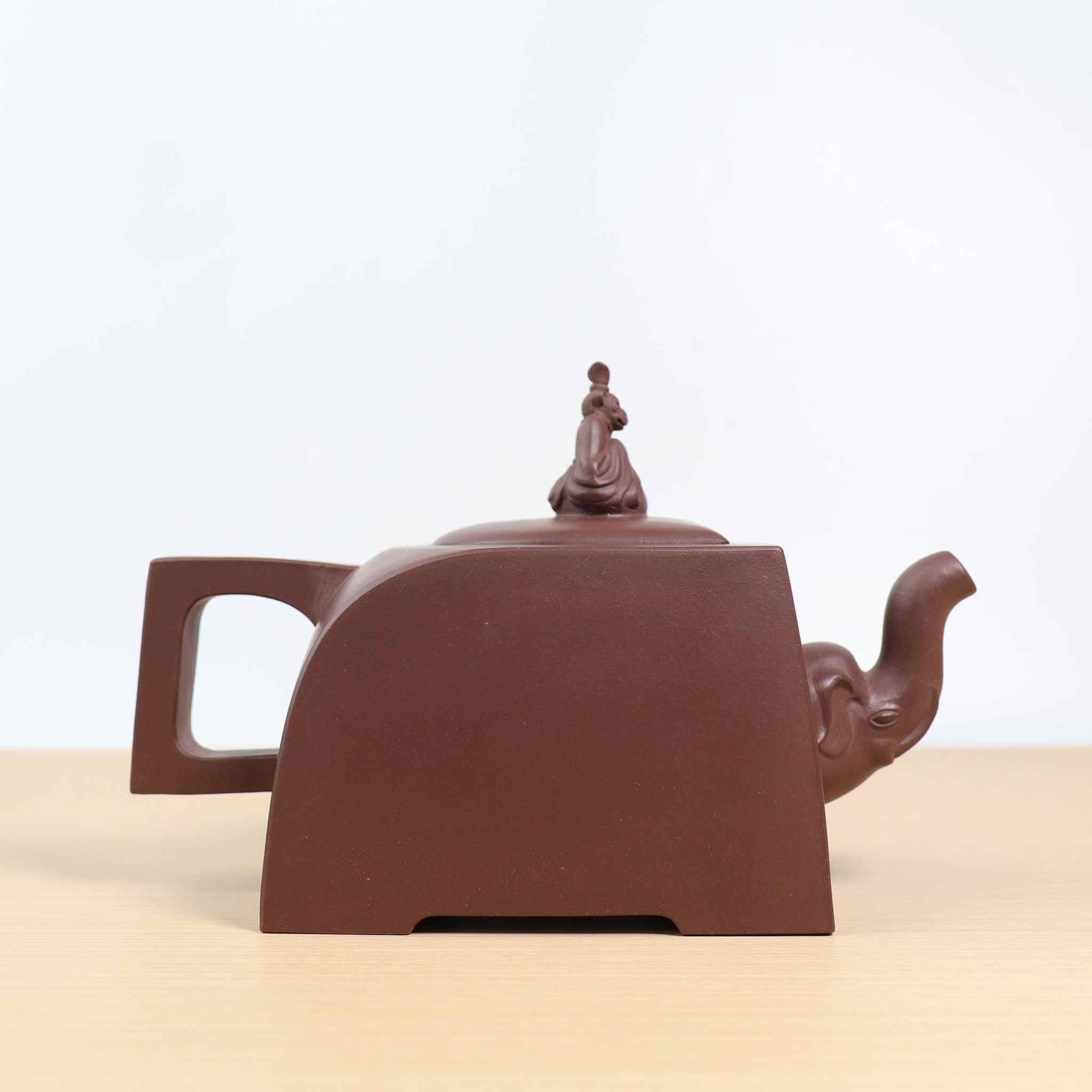 [Worship the prime minister and be granted the title of Marquis] Fully handmade raw mineral purple clay and purple sand teapot