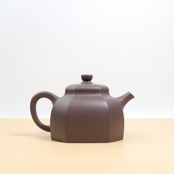 【八方玲瓏壺】全手工原礦天青泥紫砂茶壺