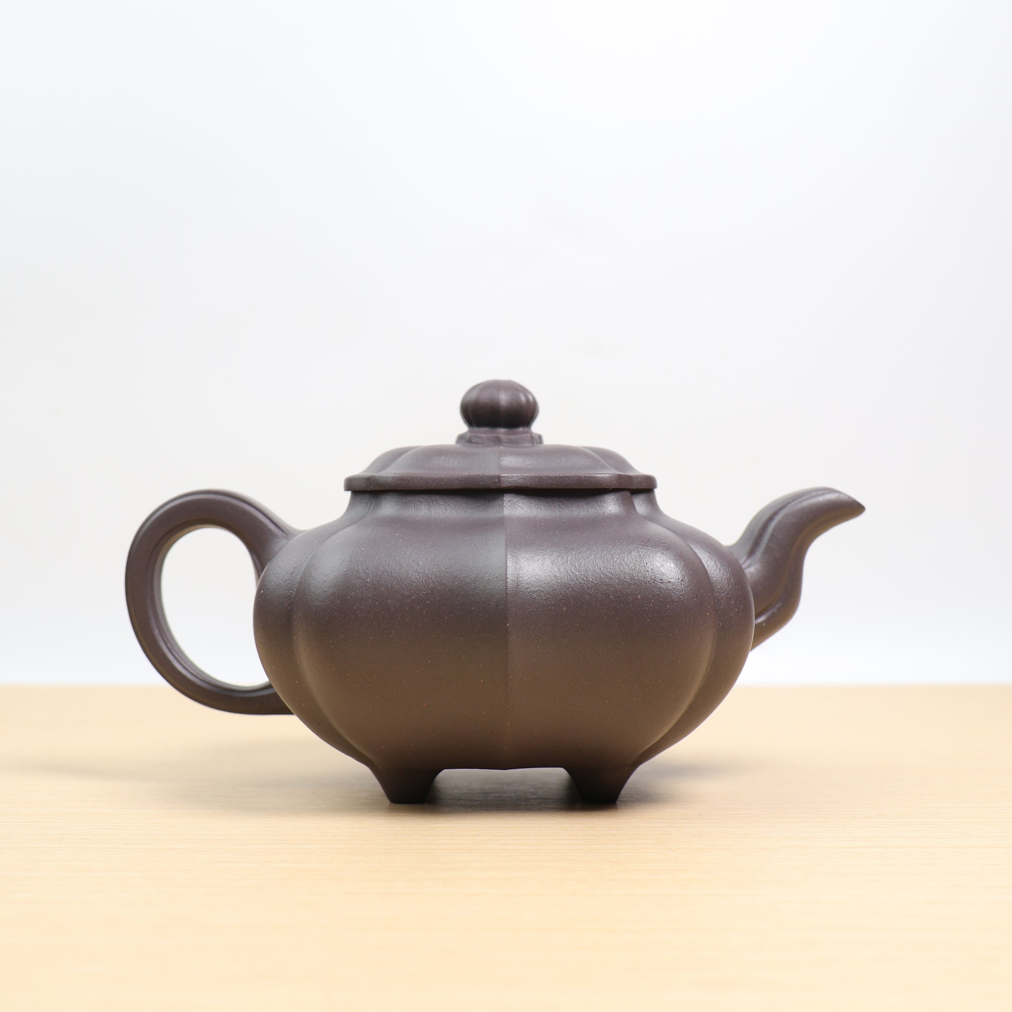 【筋紋傳爐】全手工天青泥紫砂茶壺