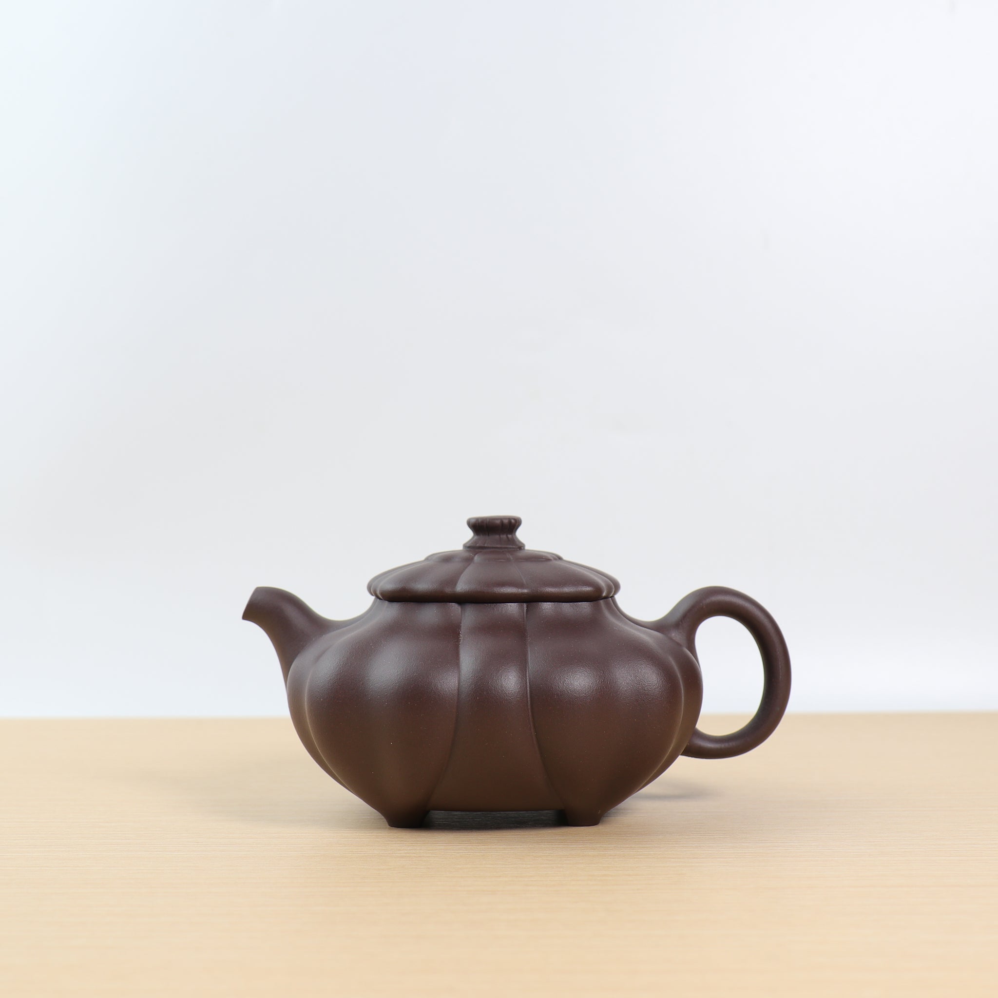 【筋紋傳爐】紫泥經典紫砂茶壺