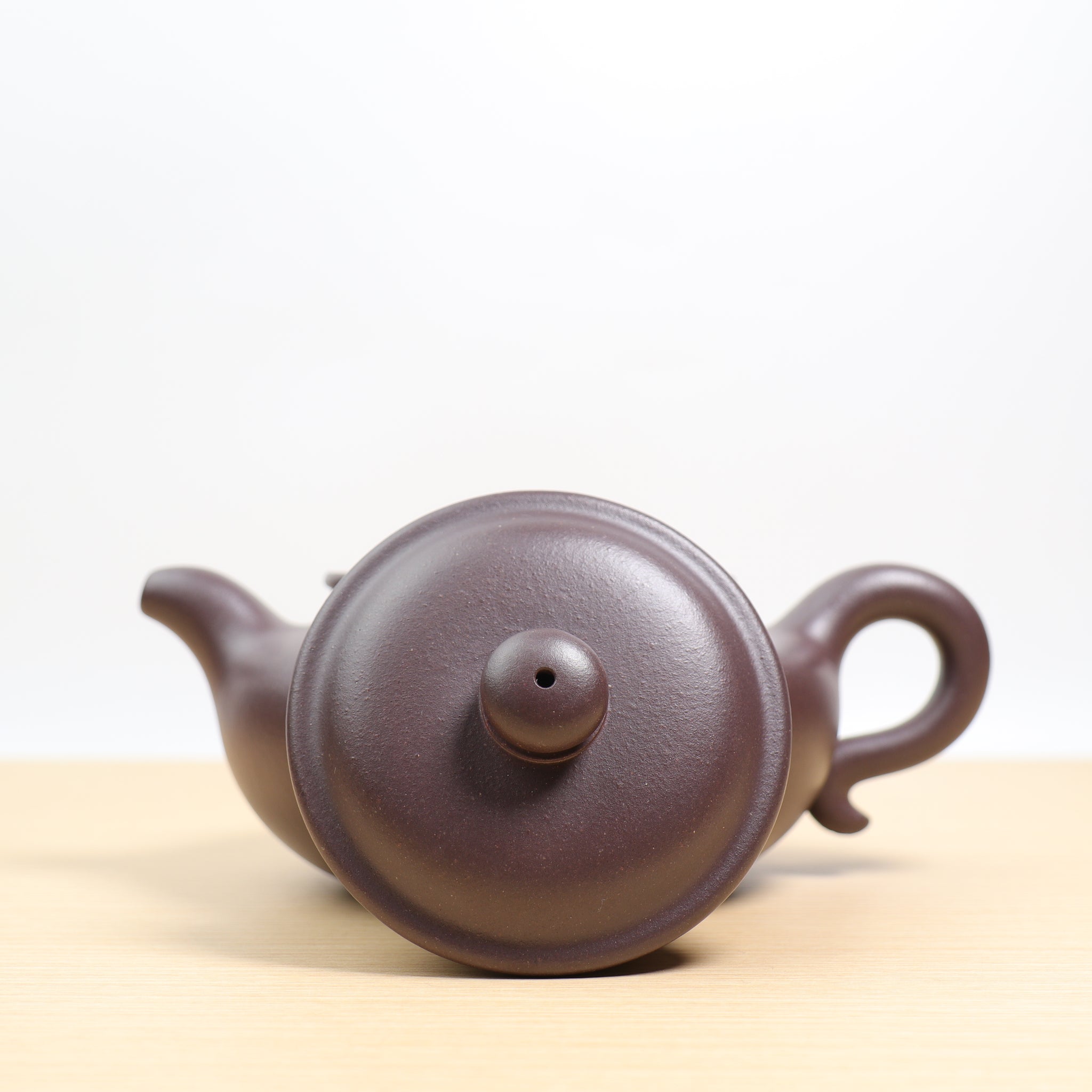 [Antique] Fully handmade azure clay and purple clay teapot