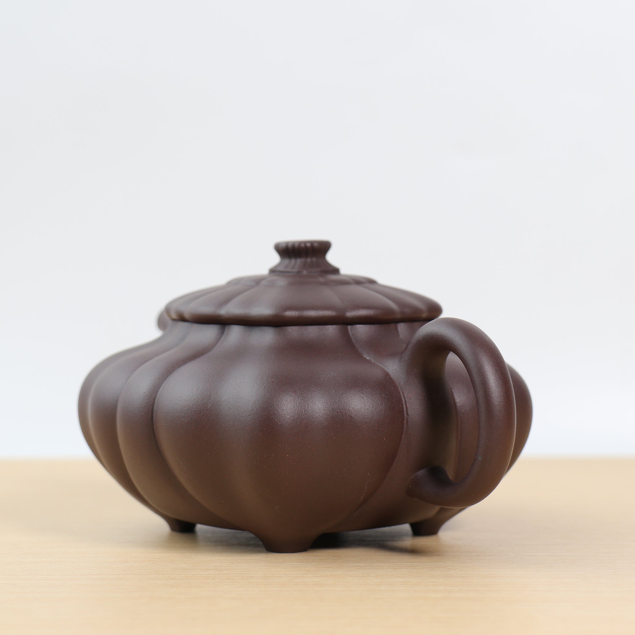 【筋紋傳爐】紫泥經典紫砂茶壺