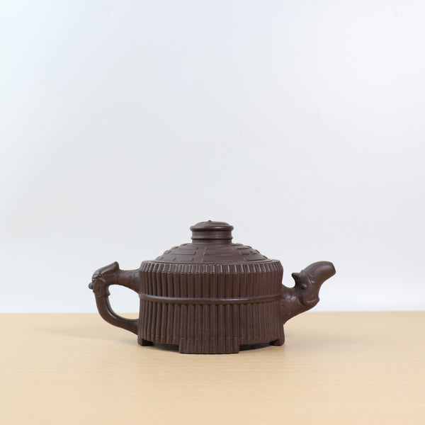 （已售出）【一捆竹】原礦紫泥八卦紫砂茶壺